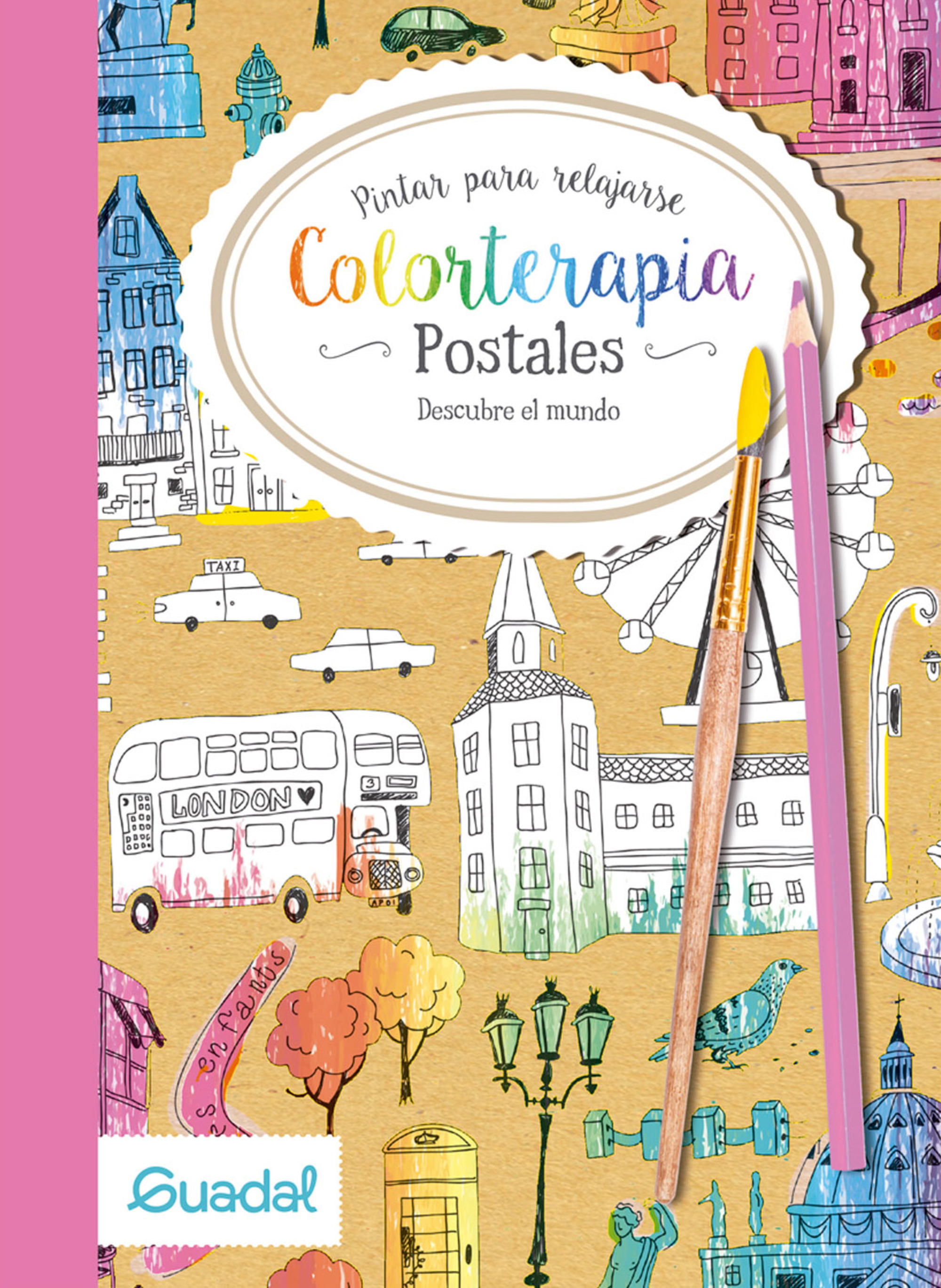 Colórterapia: Postales Descubre el mundo