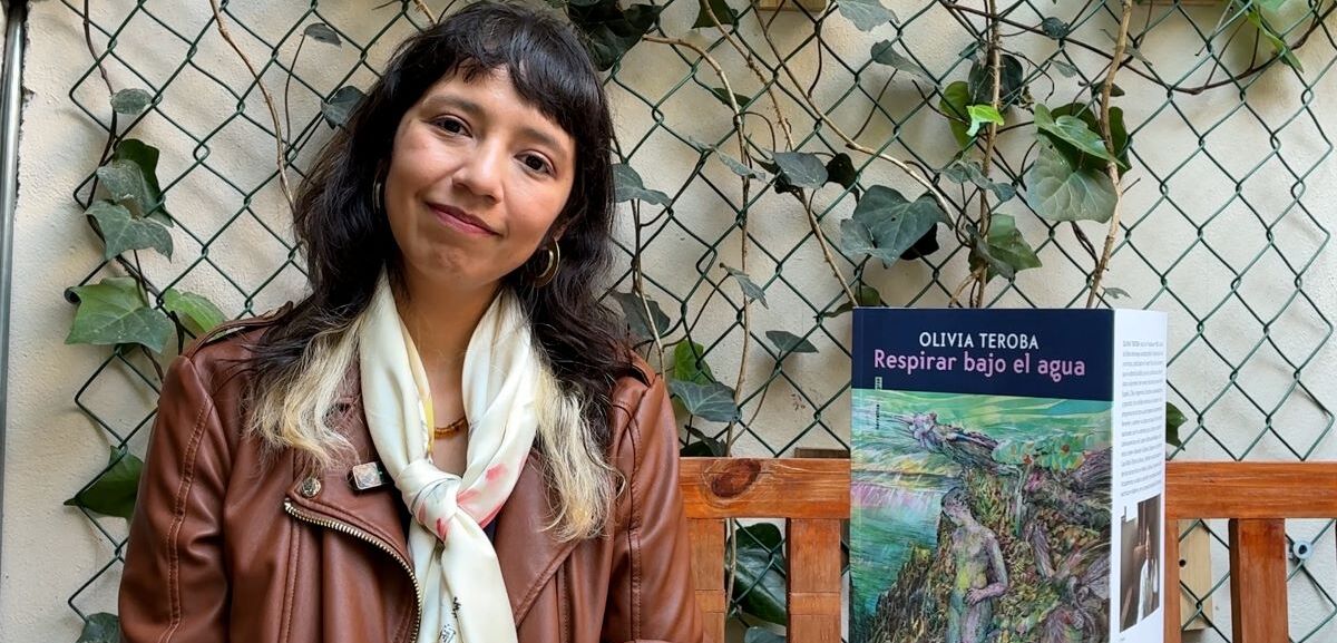 Olivia Teroba y los libros que respiran bajo el agua. Foto: Verónica Maza
