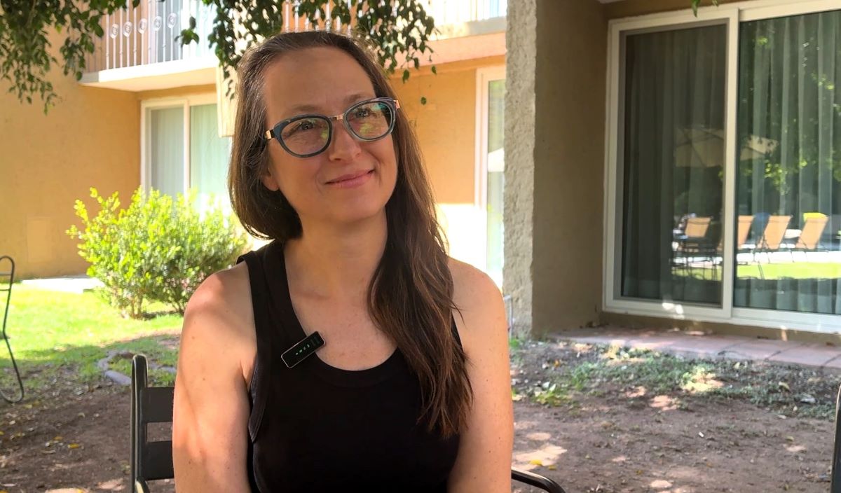 Antolina Ortiz Moore: libros que flotan entre el thriller y la historia. Foto: Verónica Maza