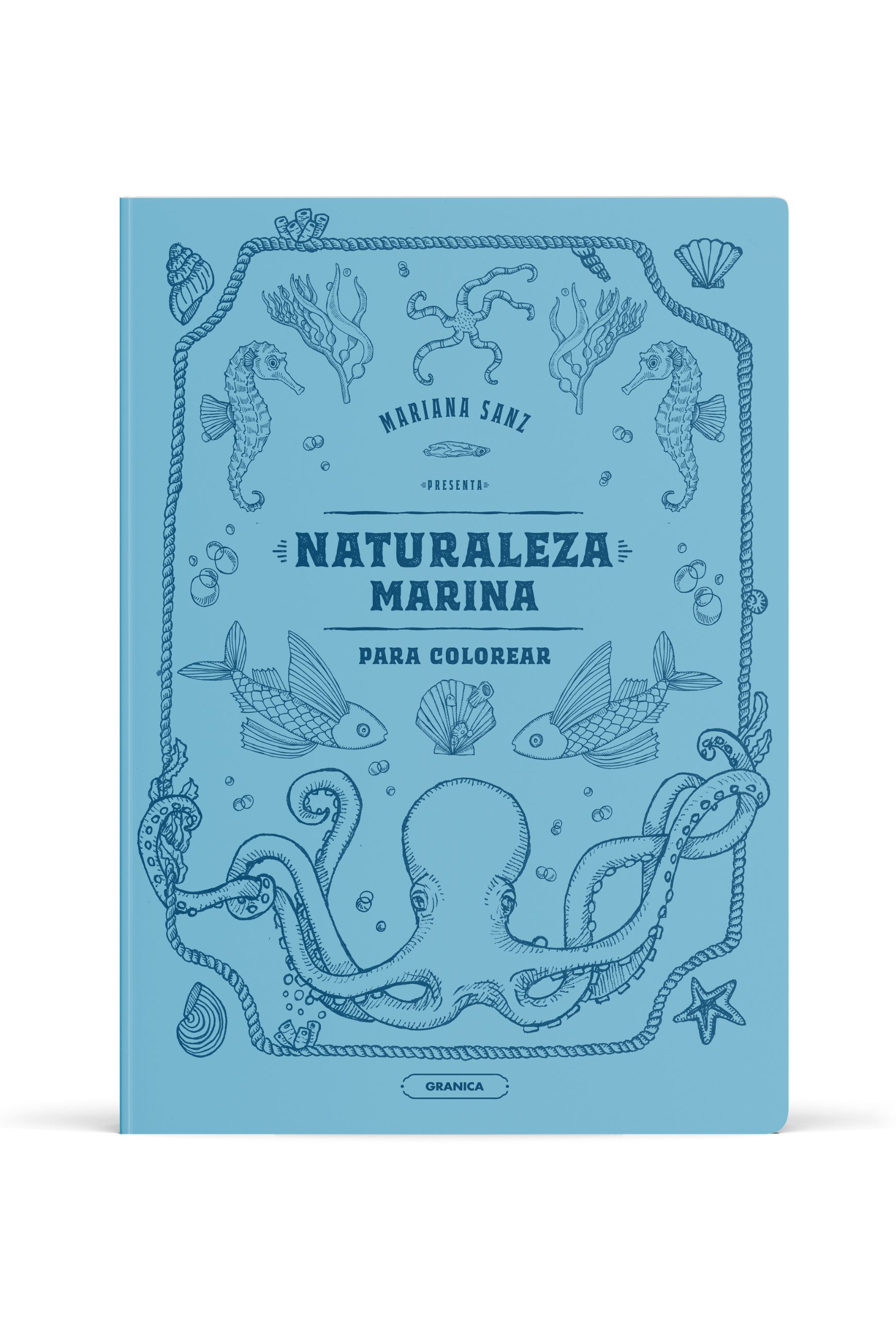 NATURALEZA MARINA PARA COLOREAR