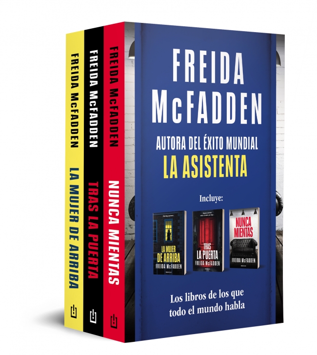 Pack Freida McFadden (contiene: La mujer de arriba | Tras la puerta | Nunca mientas)