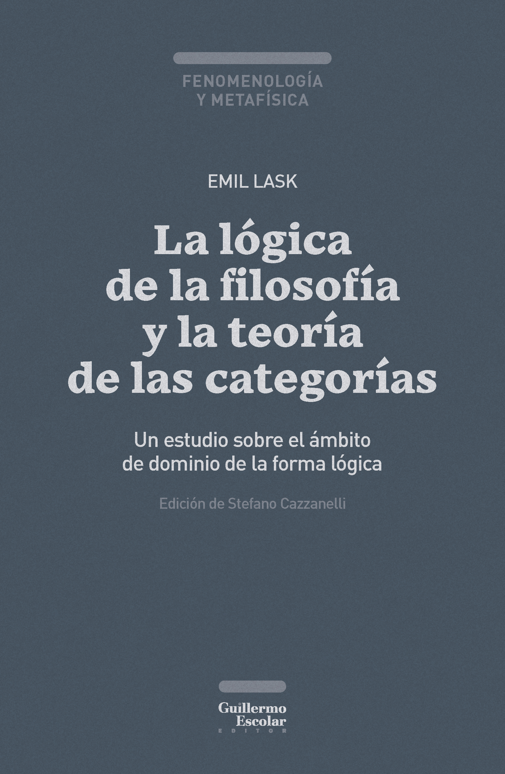 La lógica de la filosofía y la teoría de las categorías