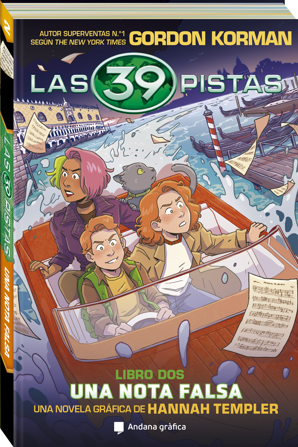 Las 39 pistas. Libro 2: Una nota falsa. Cómic de misterio y aventuras