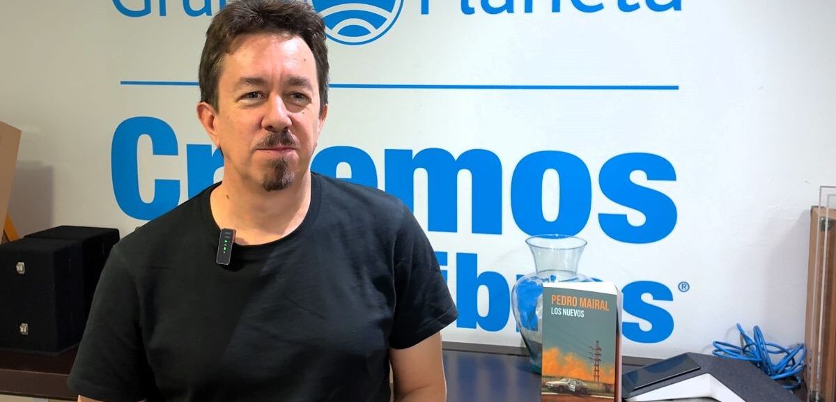 Pedro Mairal y los libros sobre el vértigo de hacerse adultos. Foto: Verónica Maza
