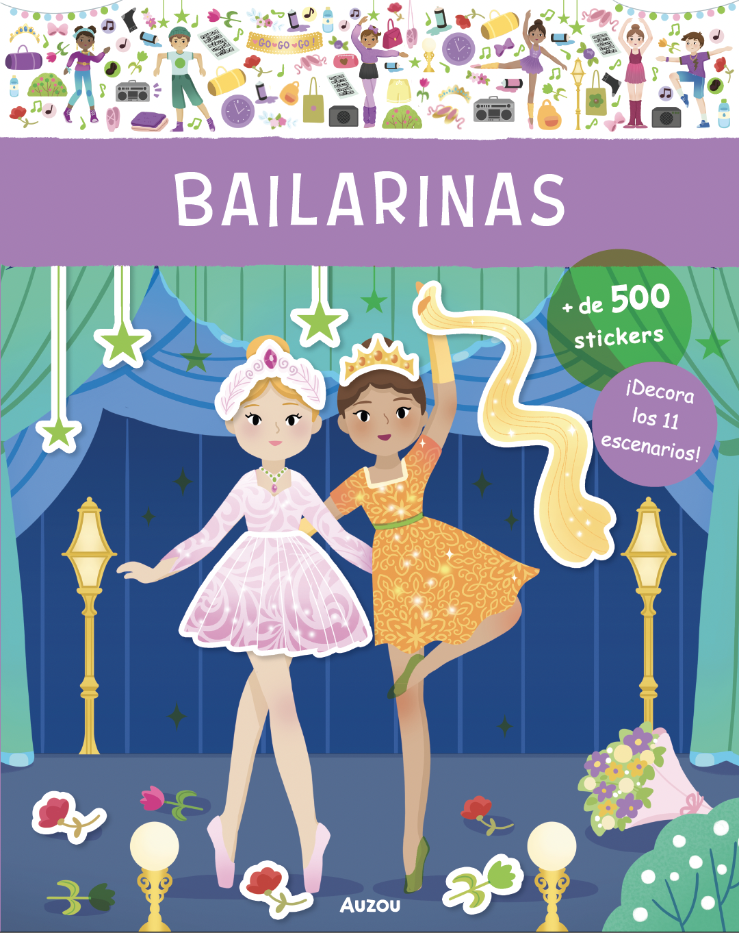 Libro de stickers bailarinas