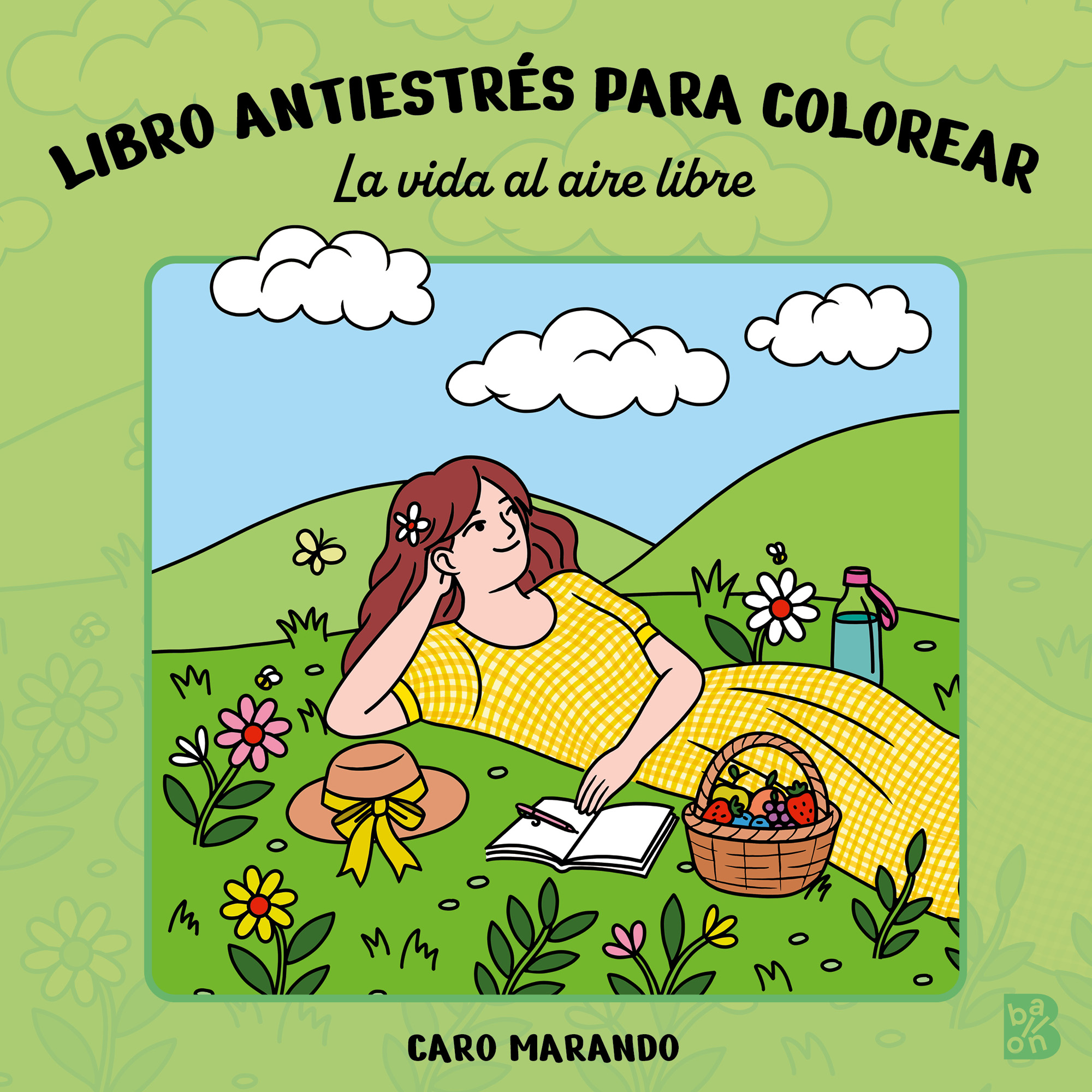LIBRO ANTIESTRÉS PARA COLOREAR-LA VIDA AL AIRE LIBRE