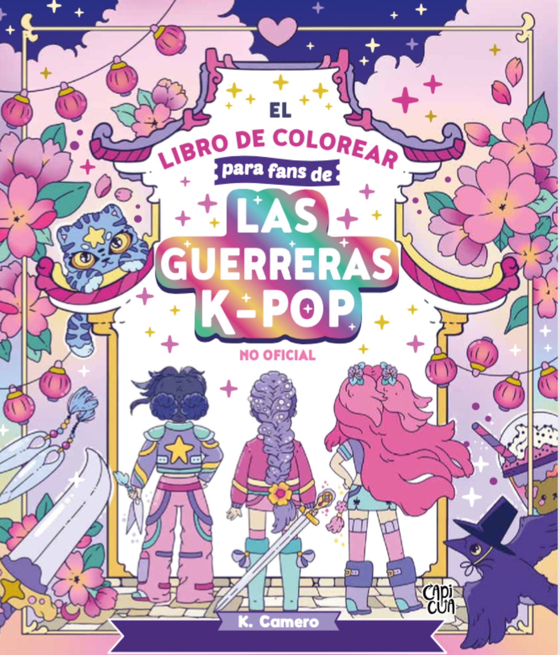 El libro de colorear para fans de las guerreras K-pop