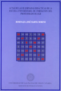 Actas de las III Jornadas Didácticas de la E.U.F.P.E.G.B. de Las Pamas de Gran Canaria