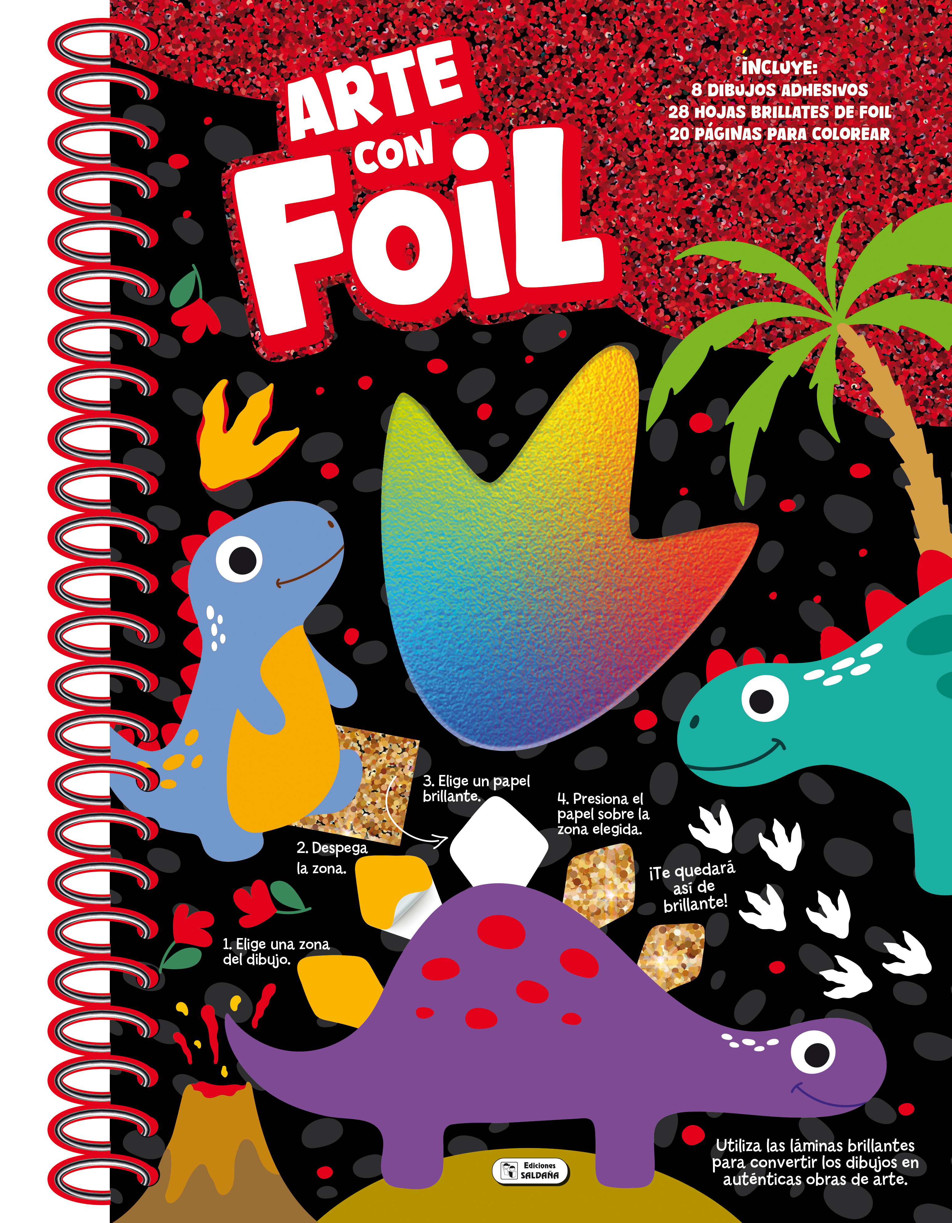 ARTE CON FOIL - Dinosaurios