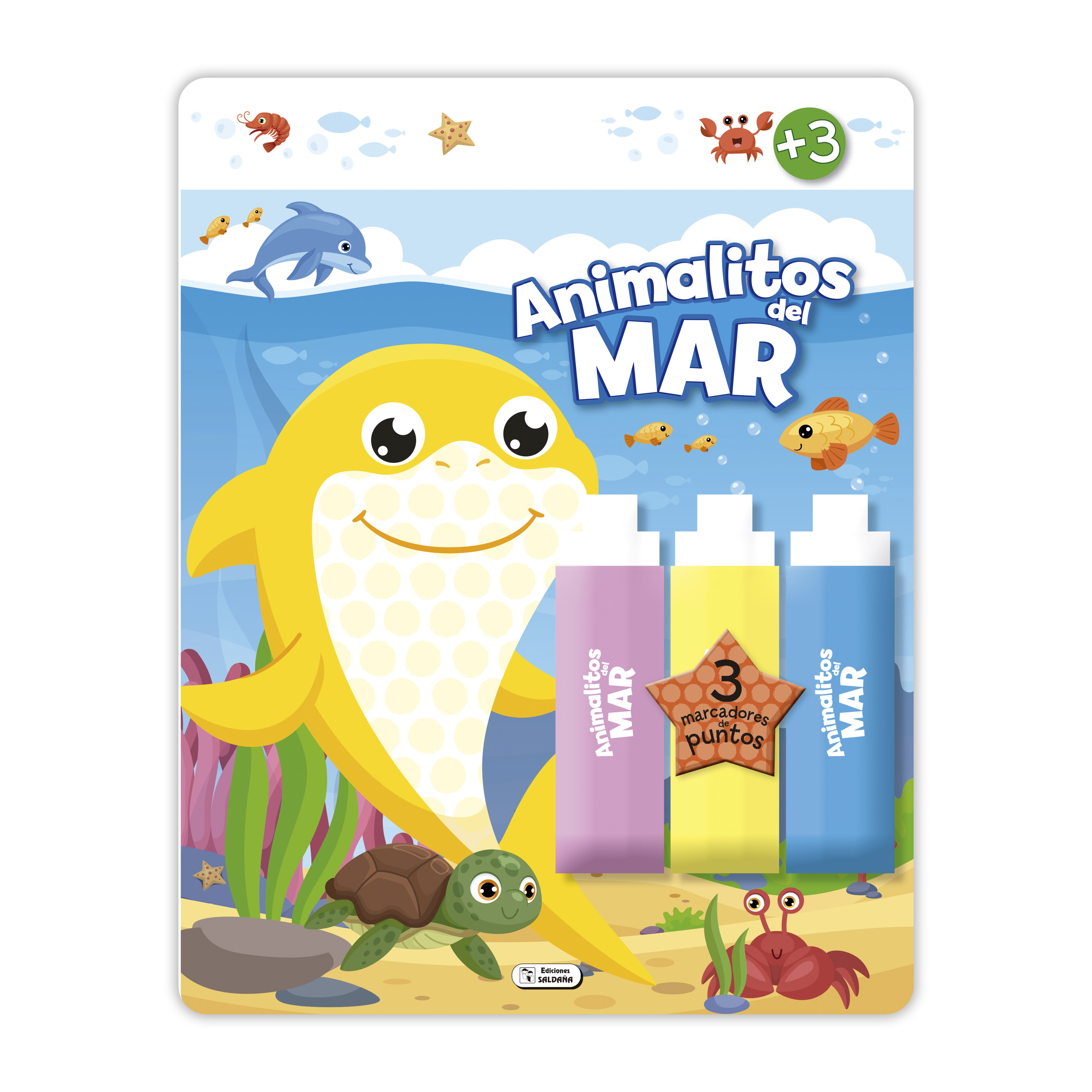 COLOREA CON PUNTOS - Animalitos del mar