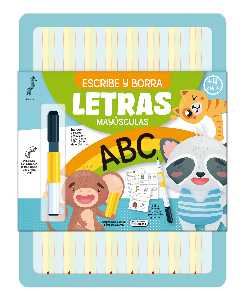 ESCRIBE Y BORRA - Mayúsculas ABC