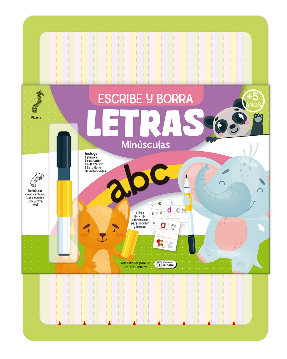 ESCRIBE Y BORRA - Minúsculas abc