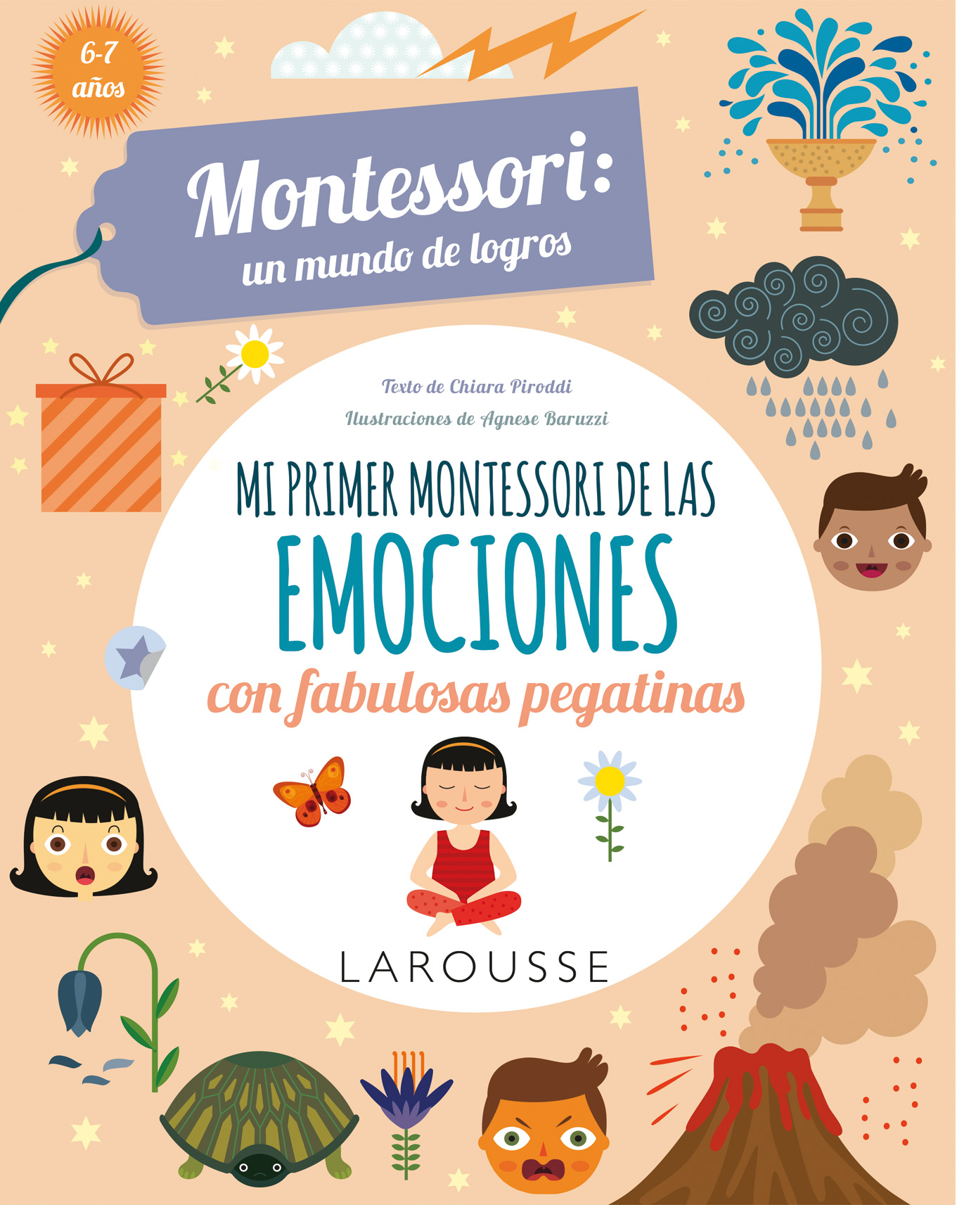 Mi primer Montessori de las emociones con fabulosas pegatinas