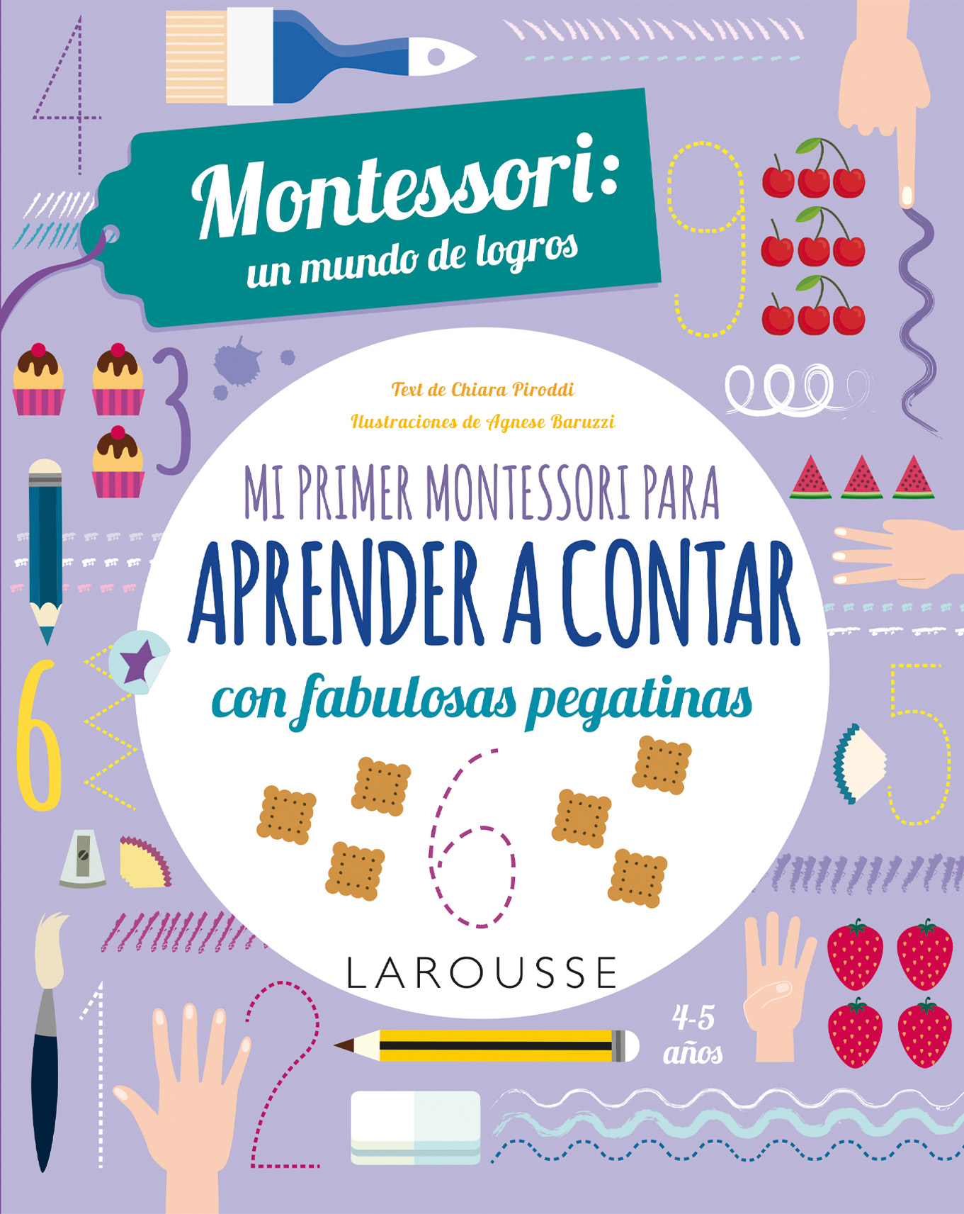 Mi primer Montessori para aprender a contar con fabulosas pegatinas