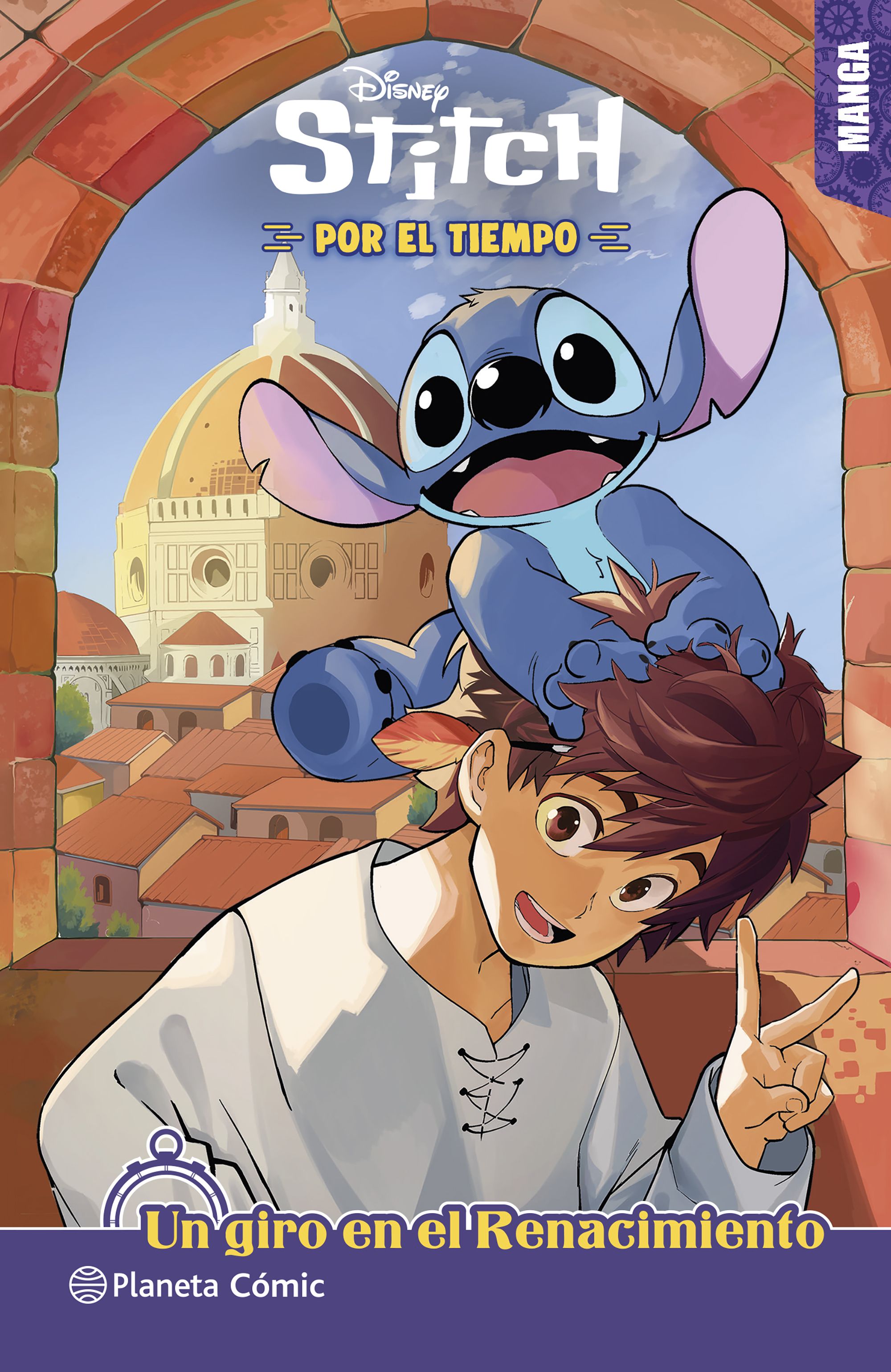 Stitch por el tiempo. Un giro en el Renacimiento. Manga