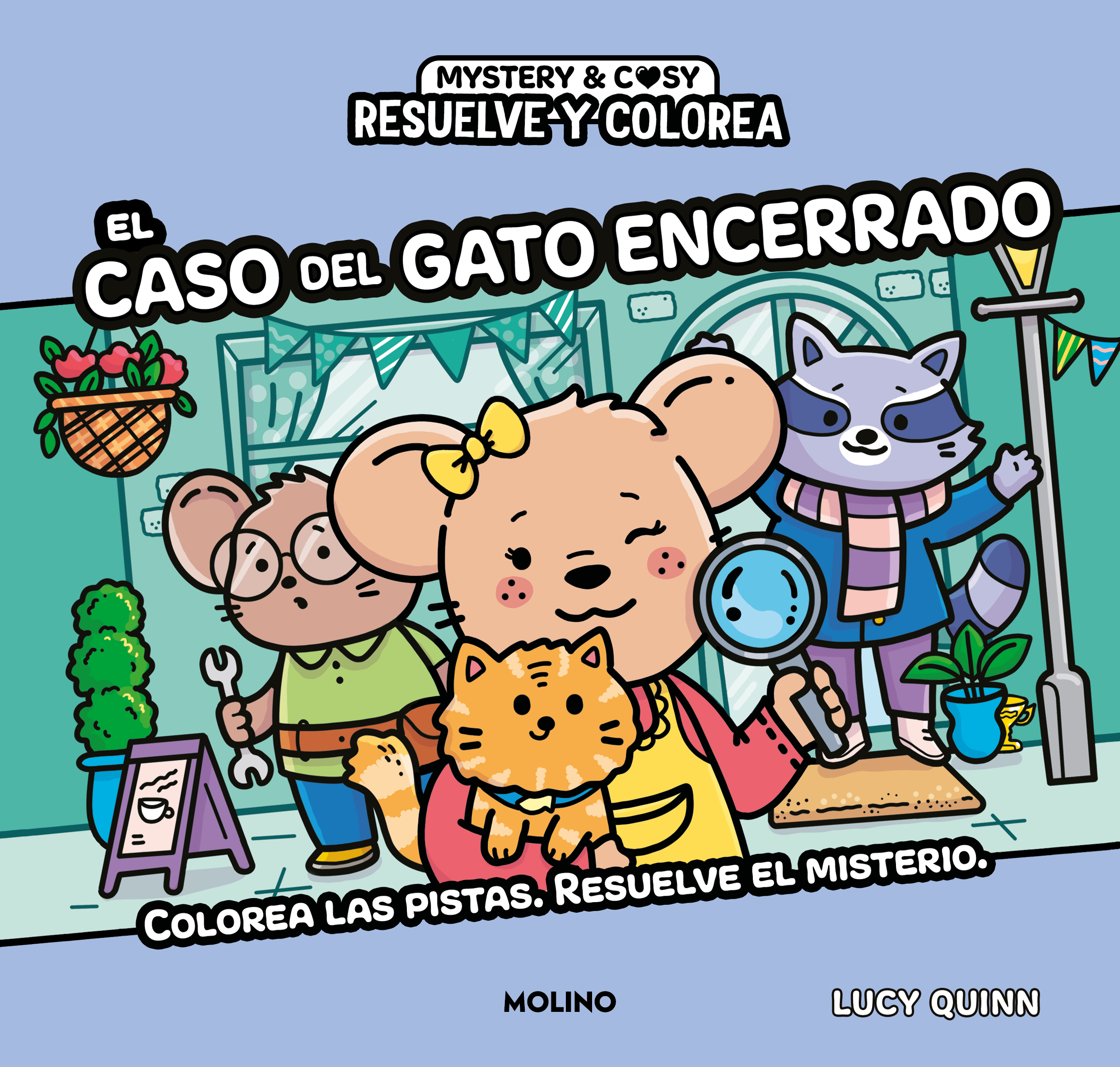 Resuelve y colorea - El caso del gato encerrado