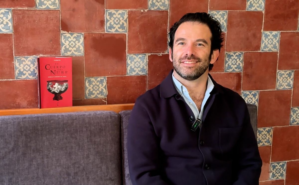 Gonzalo Sánchez de Tagle y los libros que nos reconcilian con la pérdida. Foto: Verónica Maza