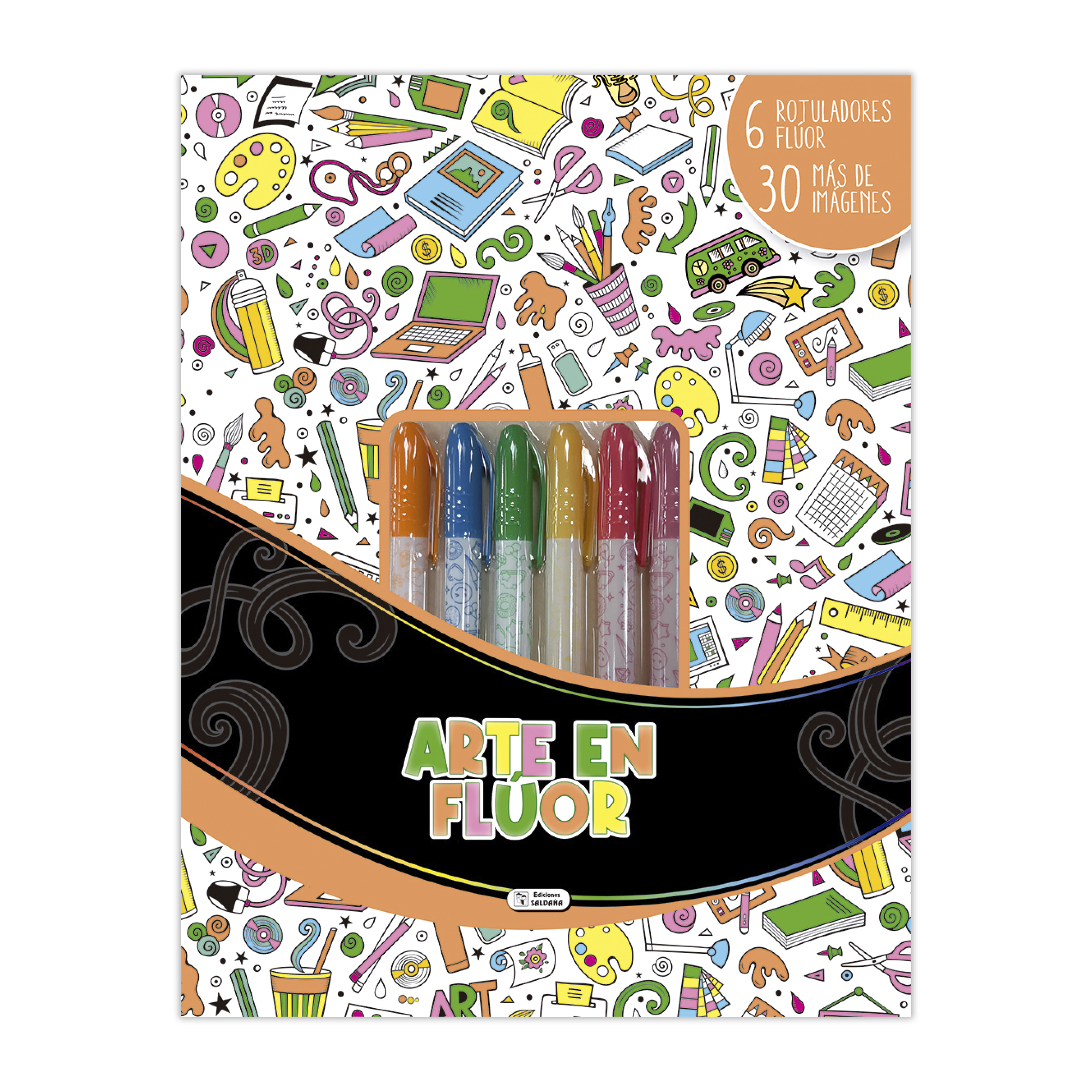 ITEMS PARA COLOREAR - Arte con Fluor