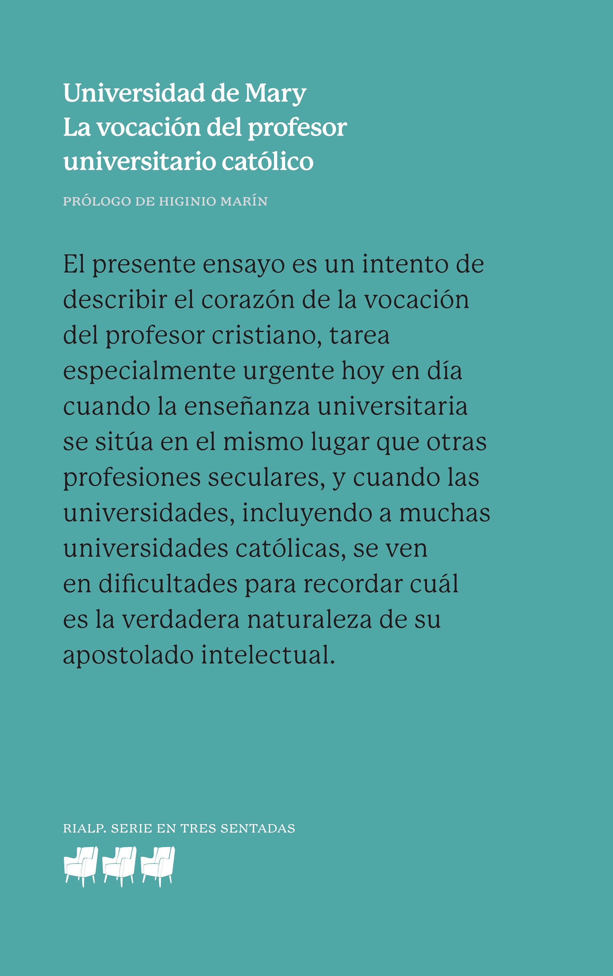 La vocación del profesor universitario católico