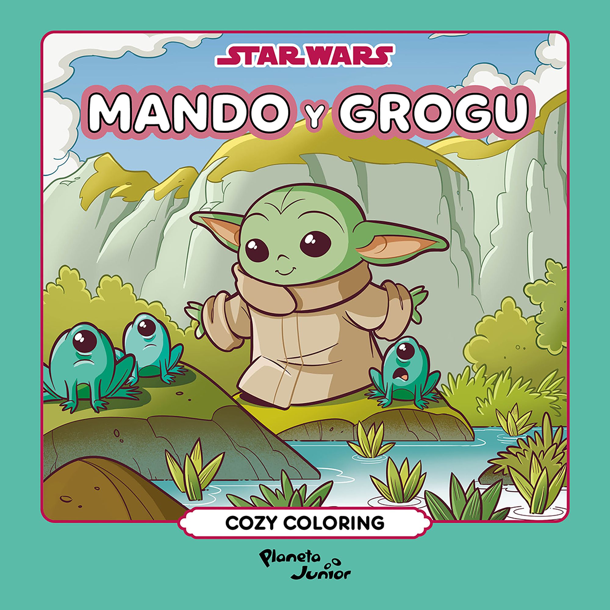 Star Wars. Mando y Grogu. Cozy coloring