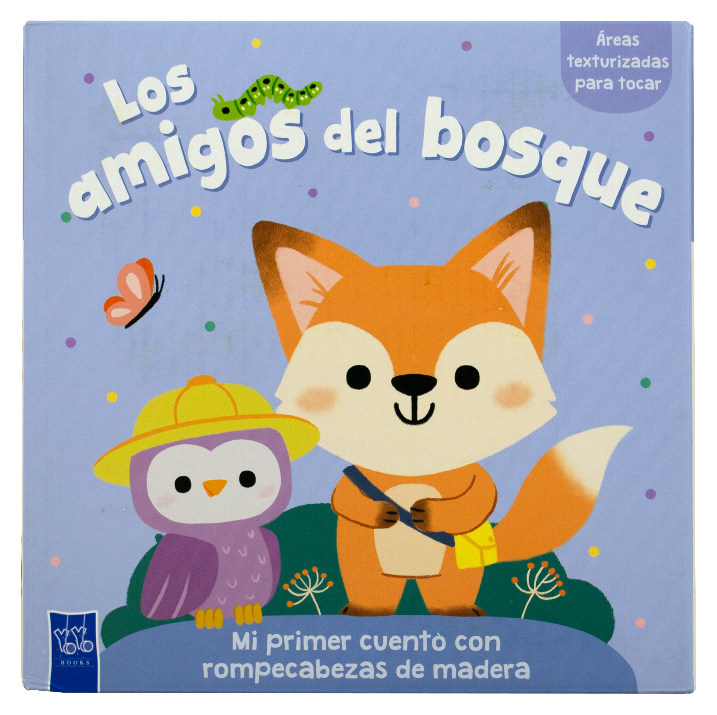 Libro infantil: Mi primer cuento con rompecabezas de madera: Los amigos del bosque