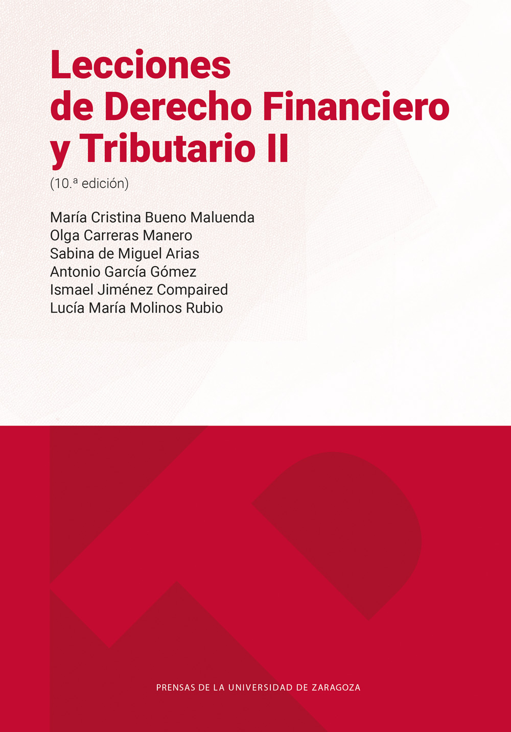 Lecciones de Derecho Financiero y Tributario II