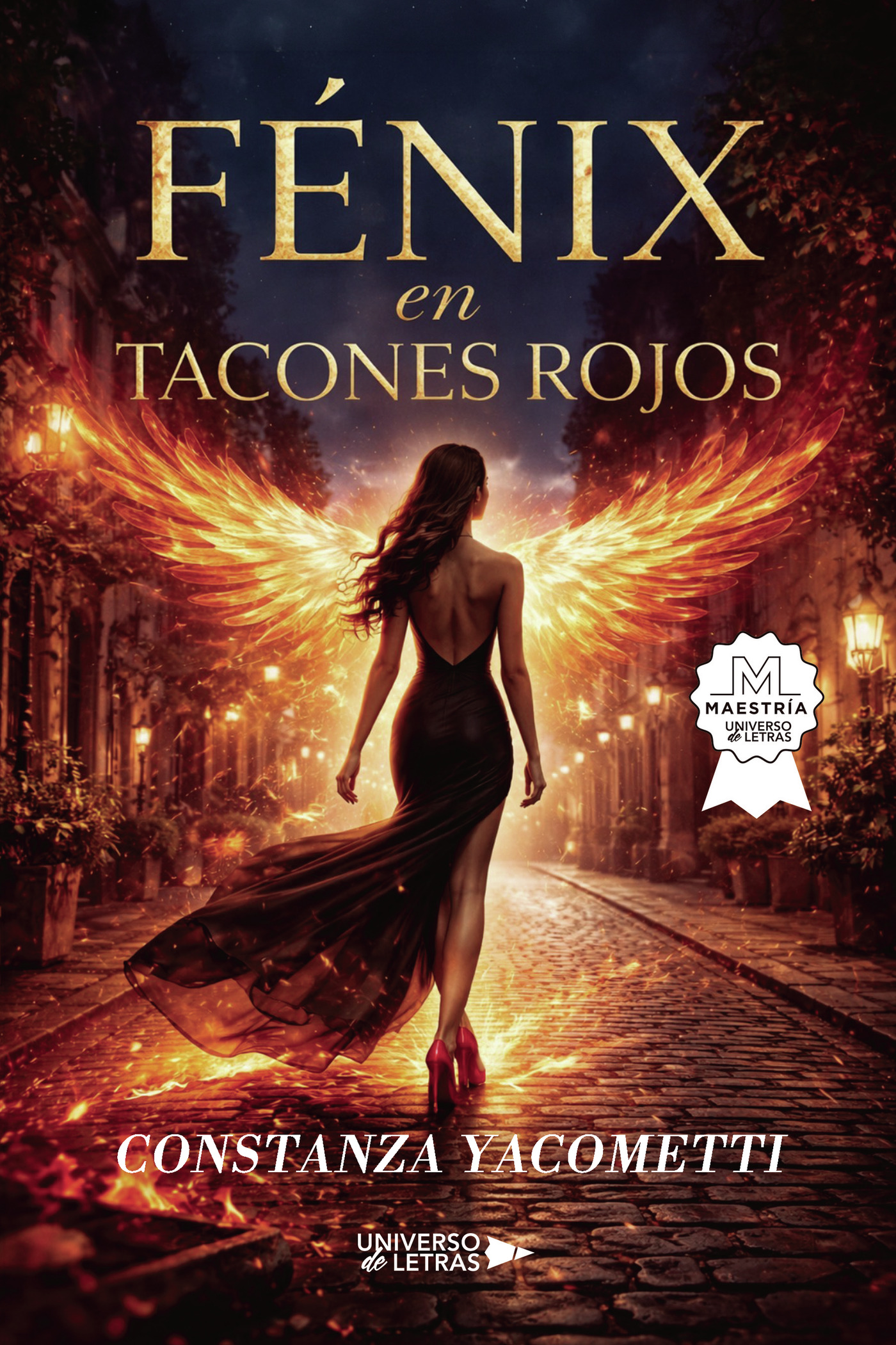 Fénix en tacones rojos