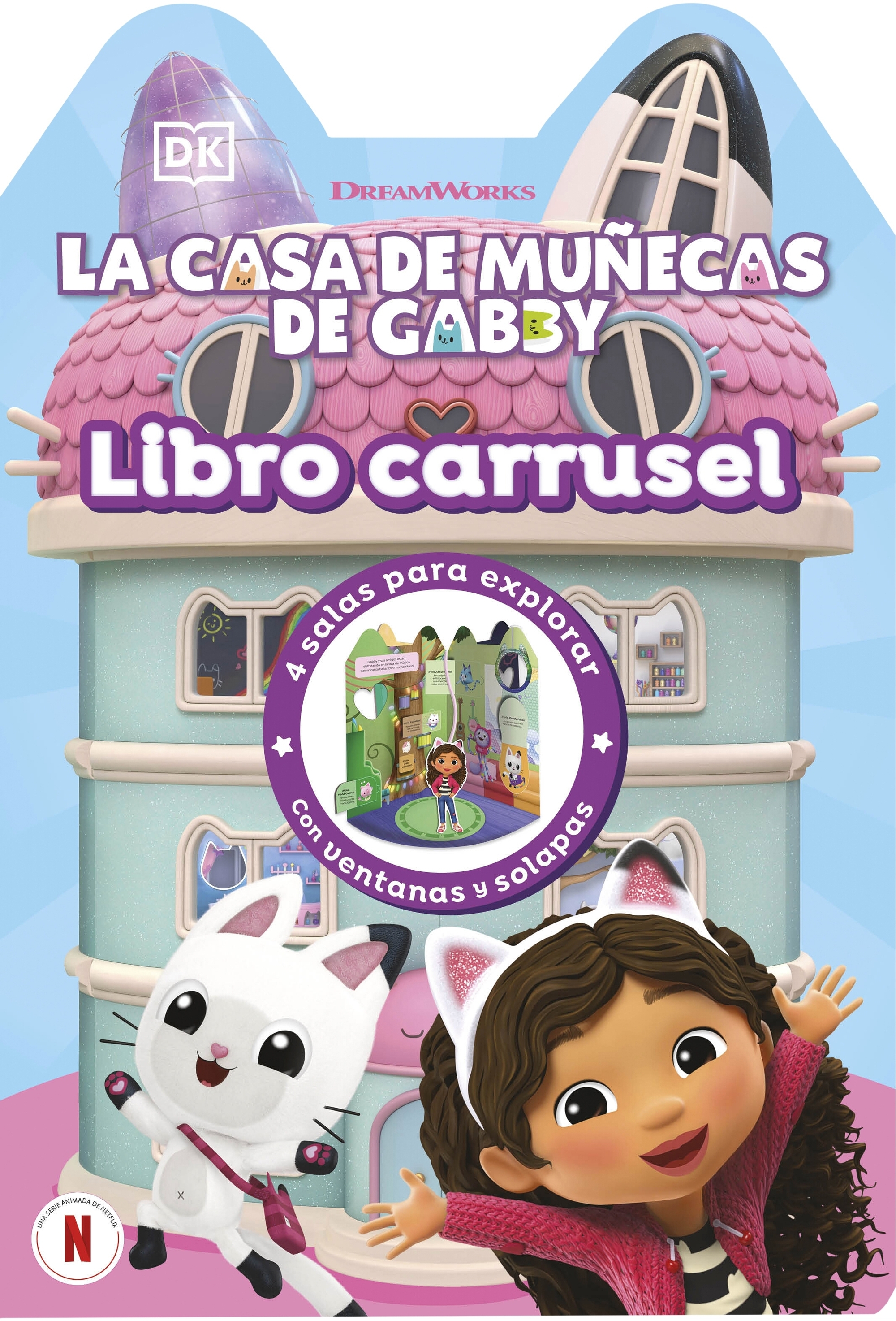La casa de muñecas de Gabby: Libro carrusel