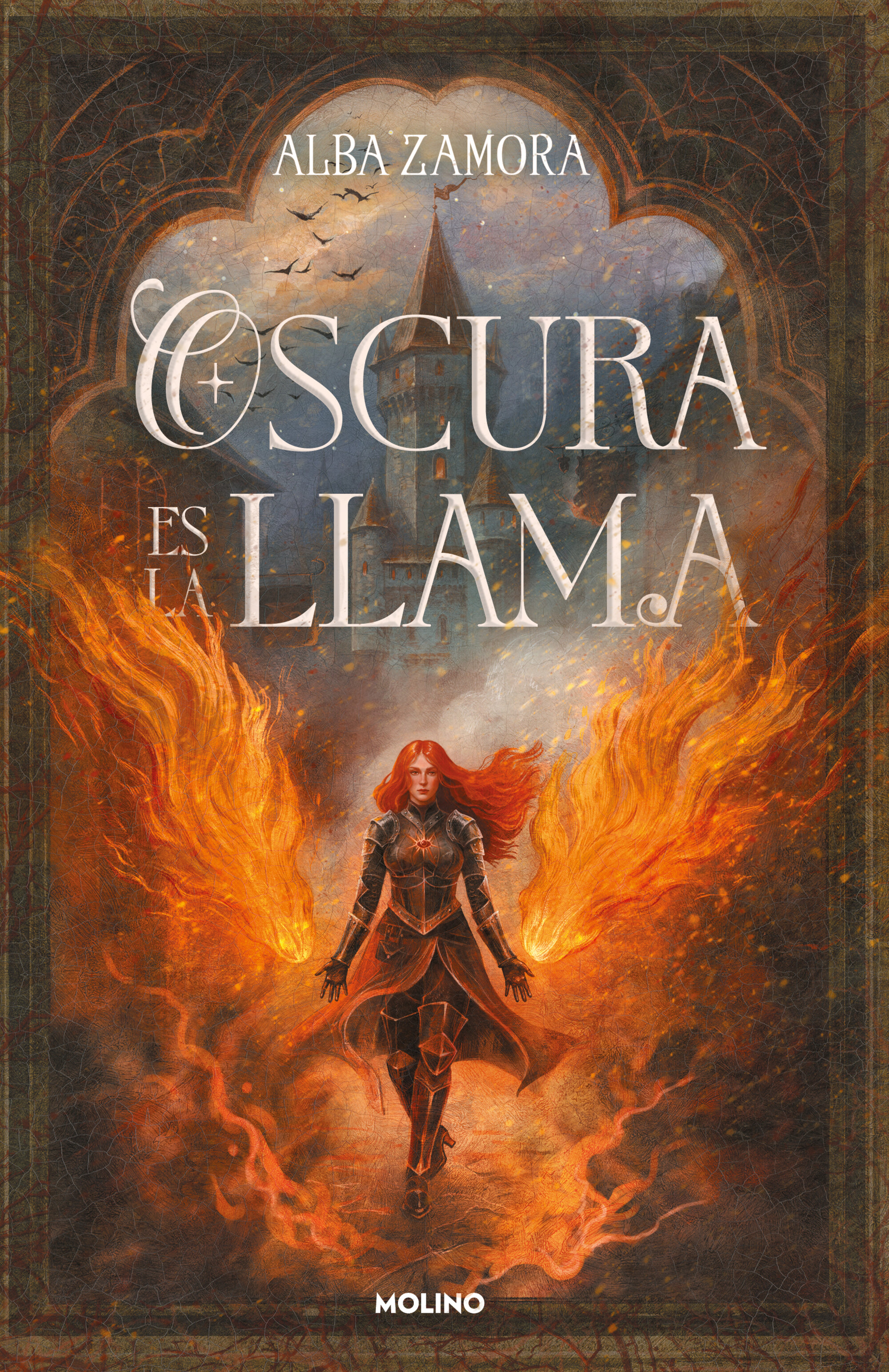 Oscura es la llama (edición limitada con cantos tintados)