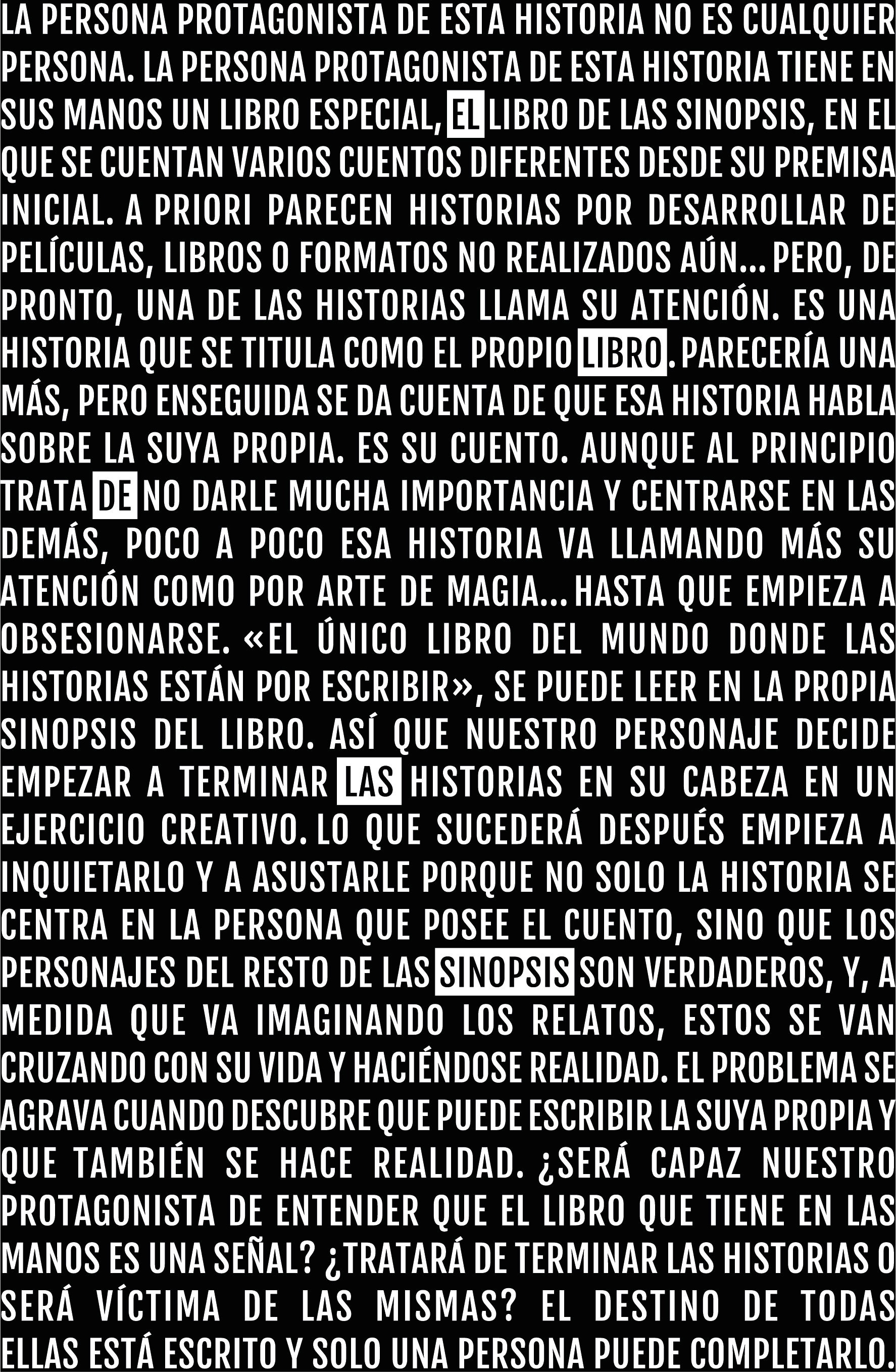 El libro de las sinopsis