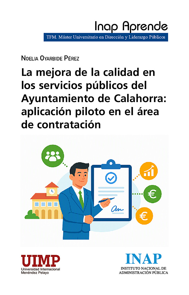 La mejora de la calidad en los servicios públicos del Ayuntamiento de Calahorra: aplicación piloto en el área de contratación