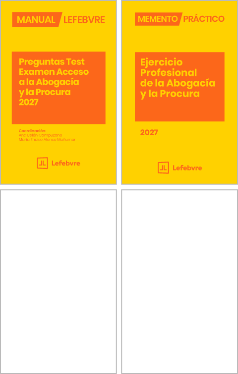 Pack Memento Ejercicio Profesional de la Abogacía 2027 + Manual Preguntas Test Examen Acceso a la Abogacía 2027