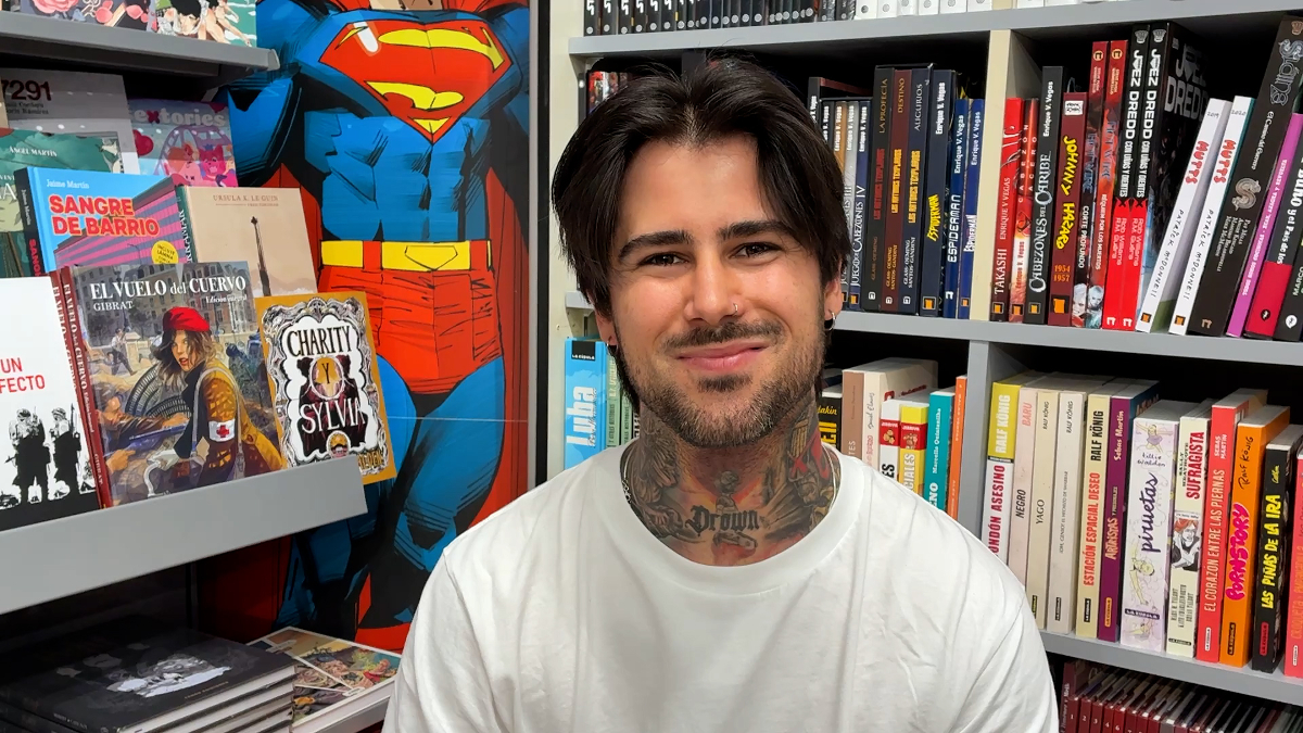 Javi Garrido, de Alcalá Cómics, recomienda cinco joyas de la narrativa gráfica. Foto: Verónica Maza