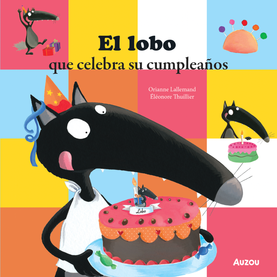 El lobo que celebra su cumpleaños