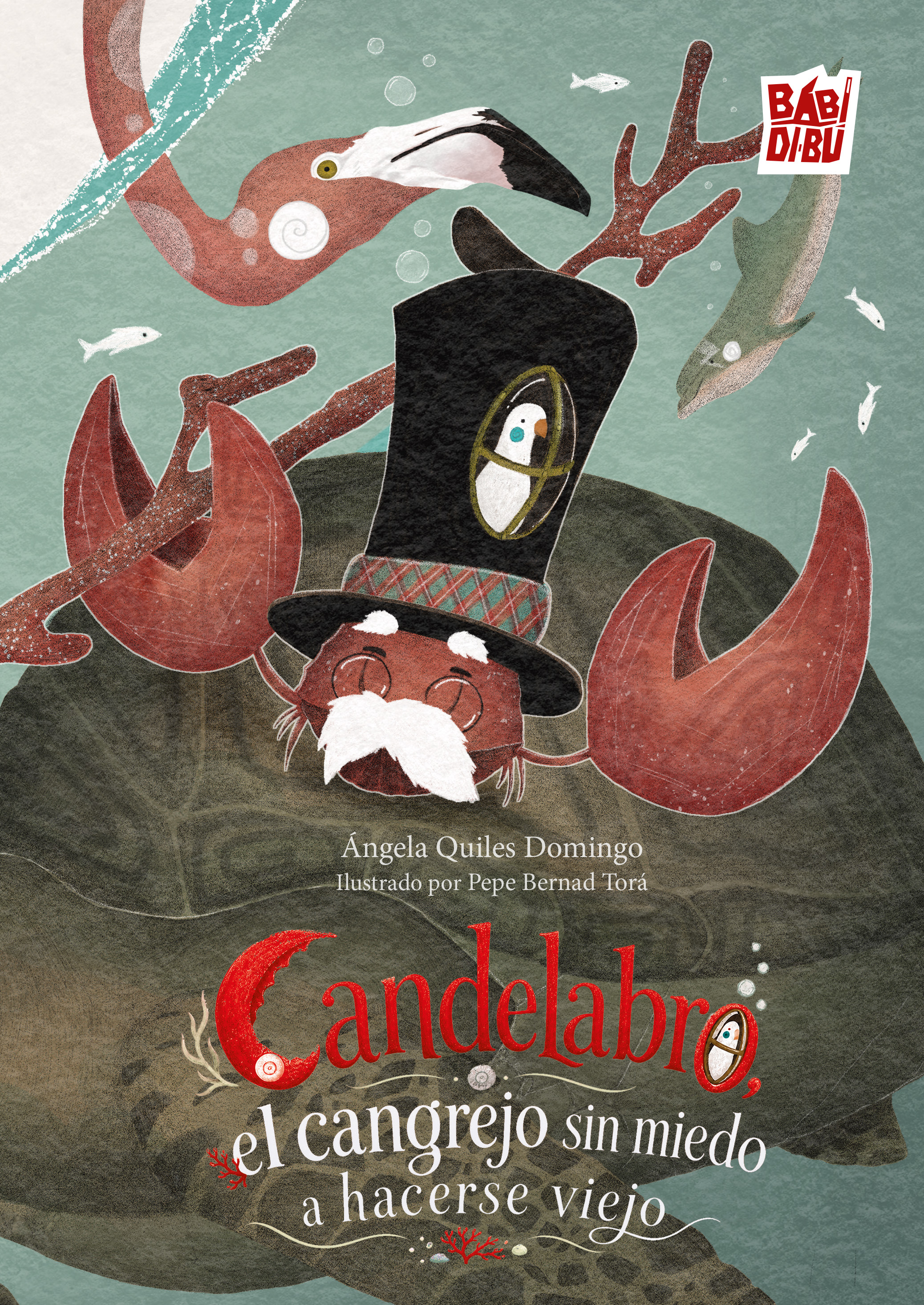 Candelabro, el cangrejo sin miedo a hacerse viejo