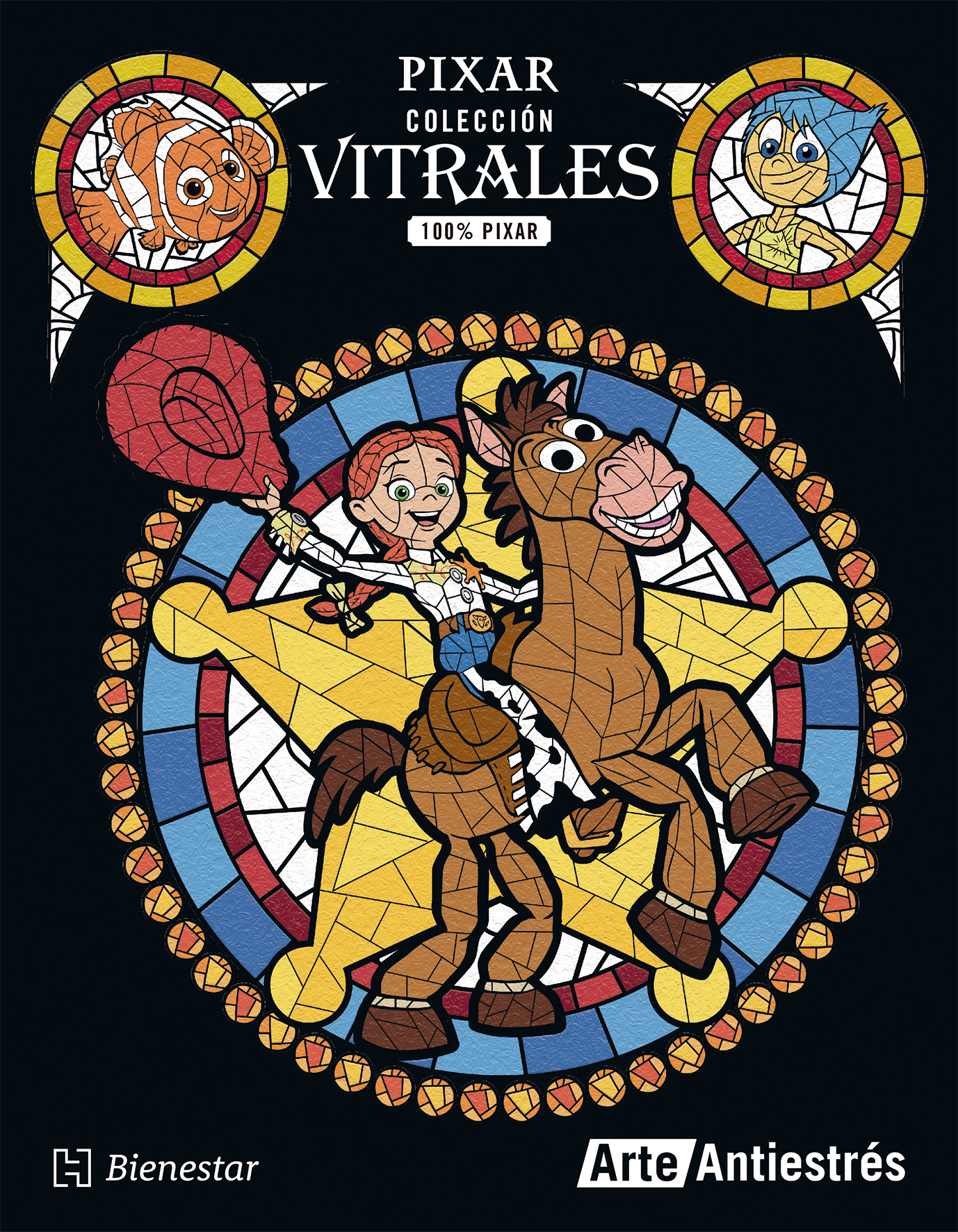 Arte Antiestrés: 100 % Pixar (Colección Vitrales Disney)