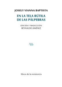 En la tela rútila de las pálpebras
