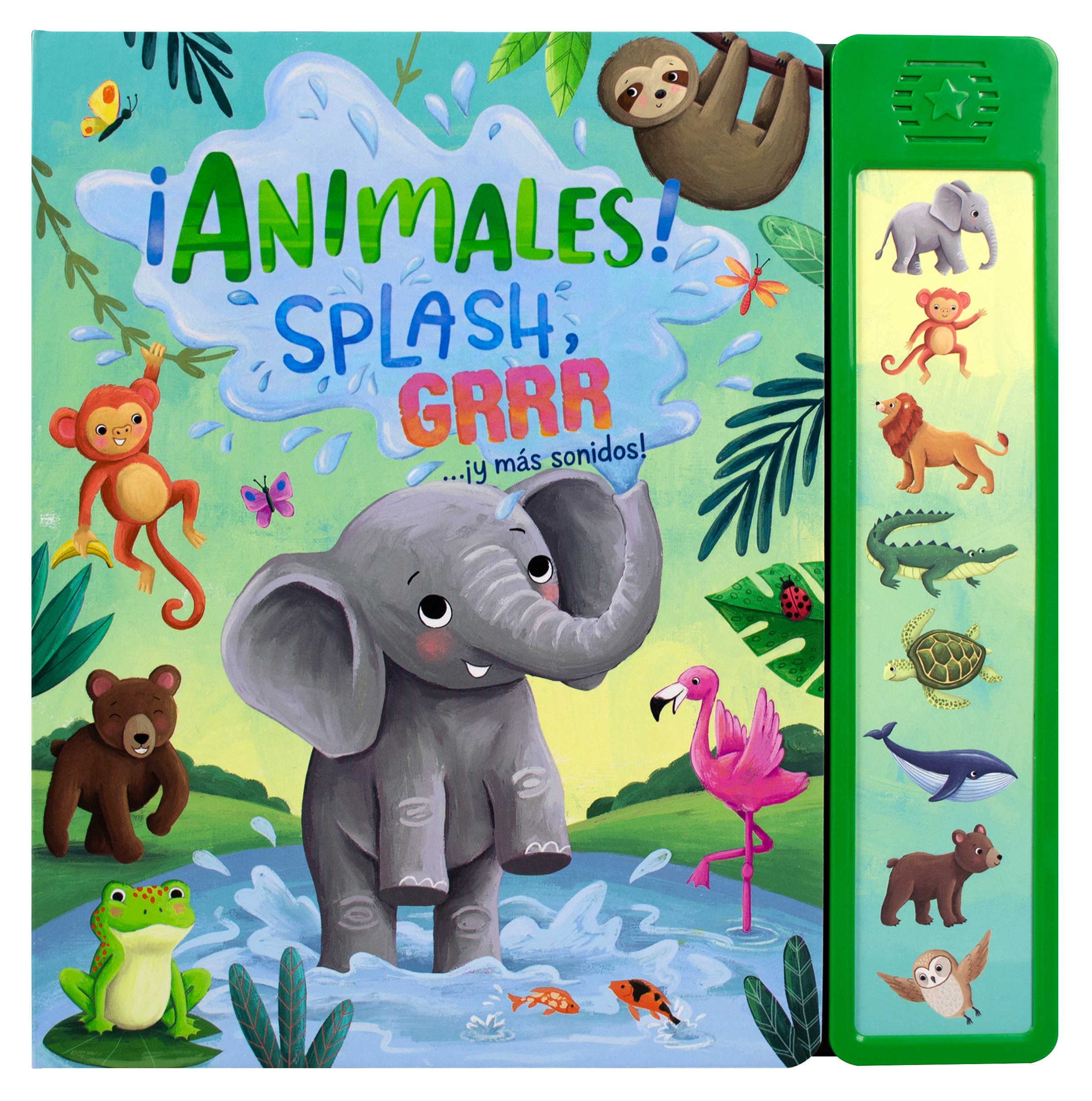 Libro infantil con sonidos: Super sonidos: Animales Splash grrr y más sonidos