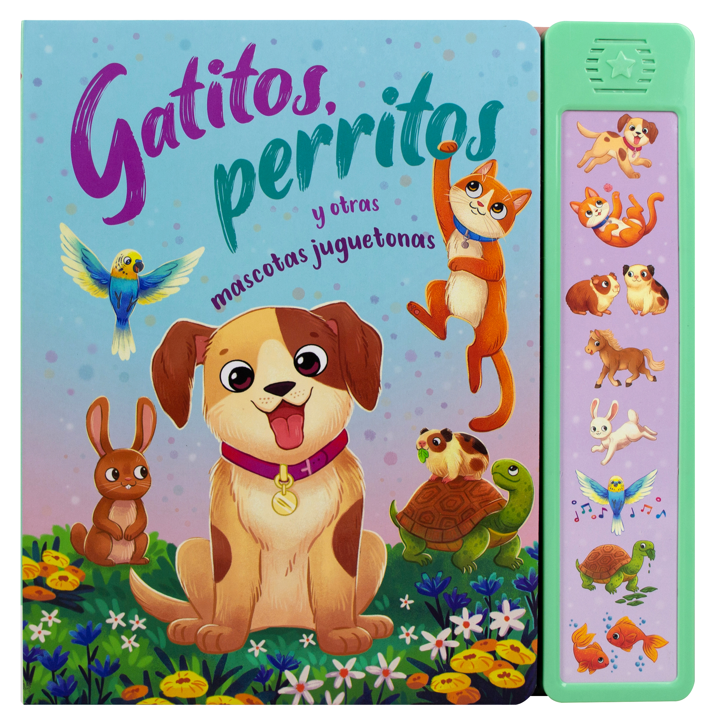 Libro infantil con sonidos: Super sonidos: Gatitos, perritos y otras mascotas juguetonas