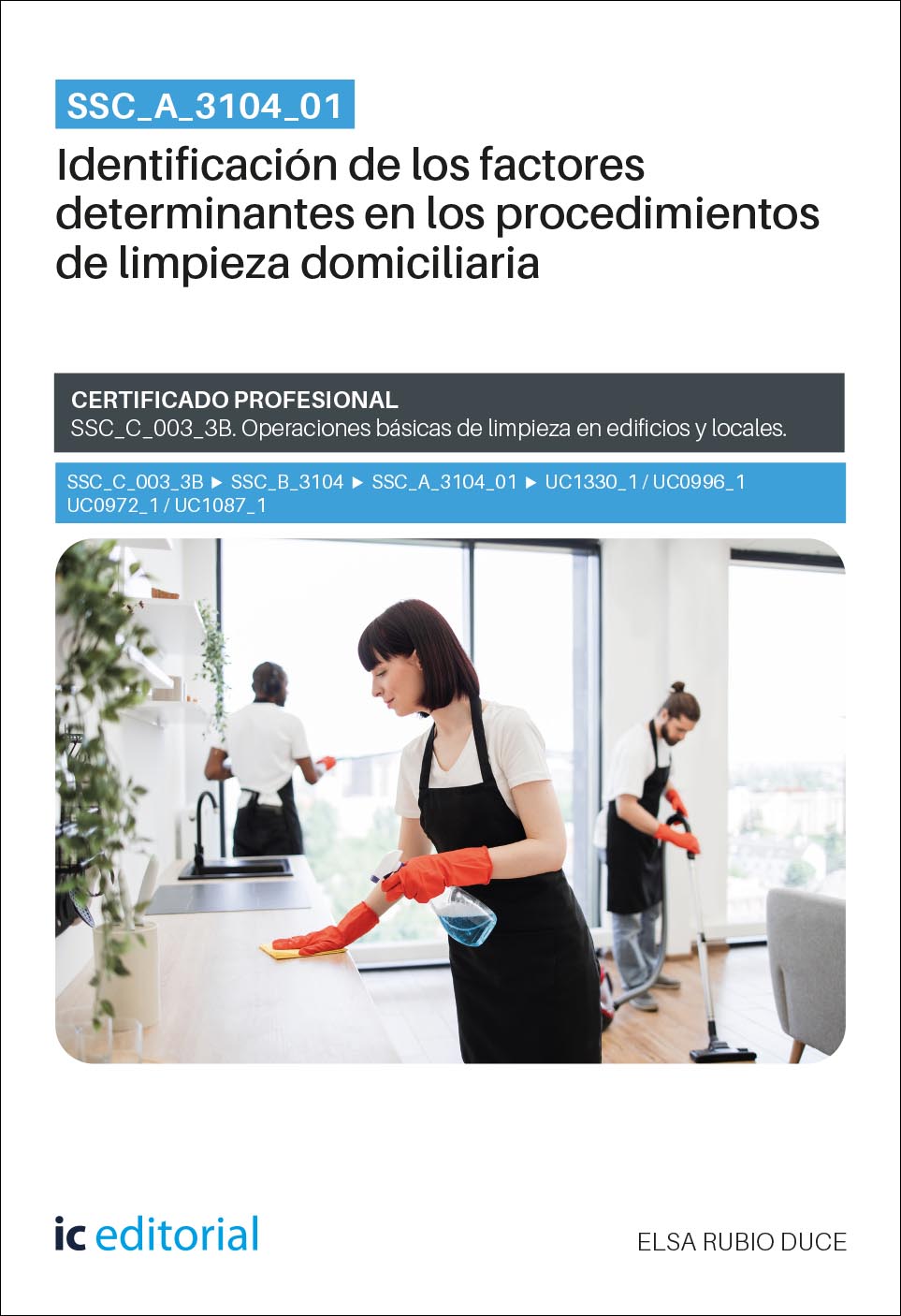 SSC_A_3104_01. Identificación de los factores determinantes en los procedimientos de limpieza domiciliaria. SSC_C_003_3B