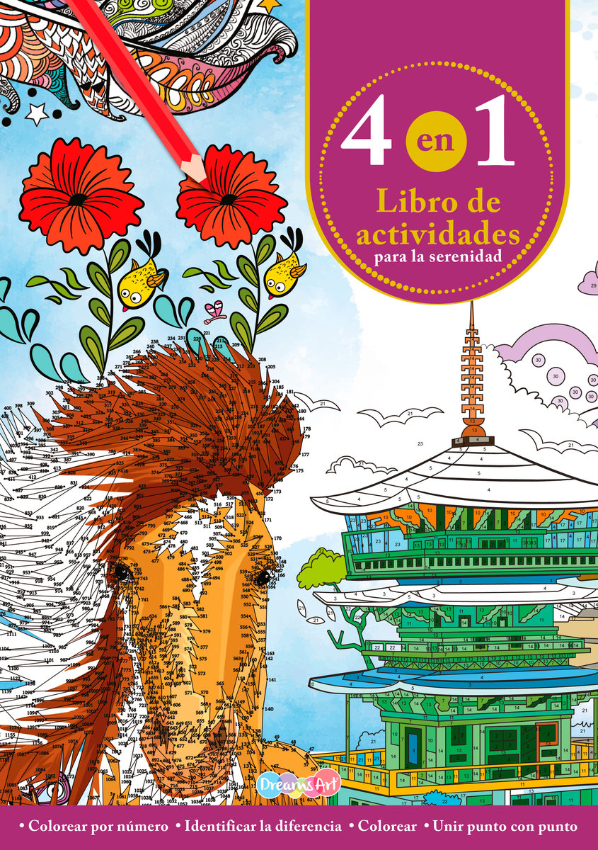 4 en 1: Libros de actividades para la serenidad