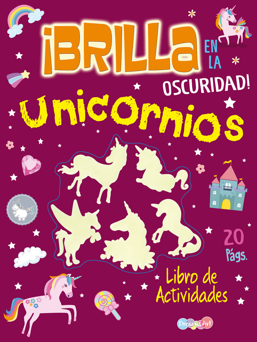 ¡Brilla en la oscuridad! Unicornios