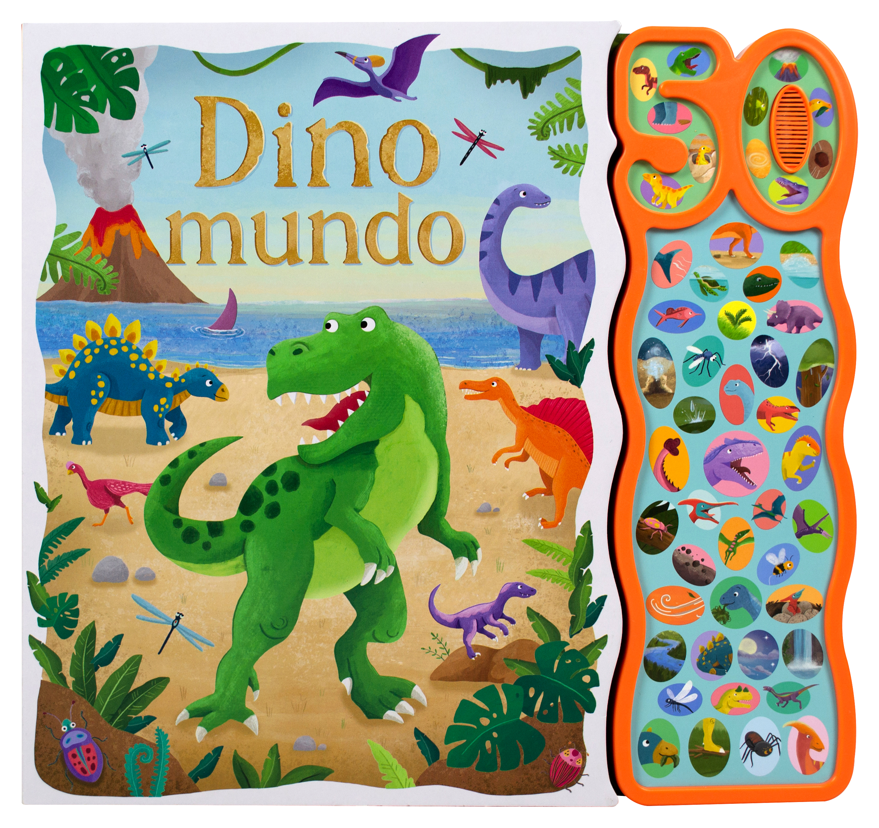Libro infatil con 50 sonidos: Dino mundo