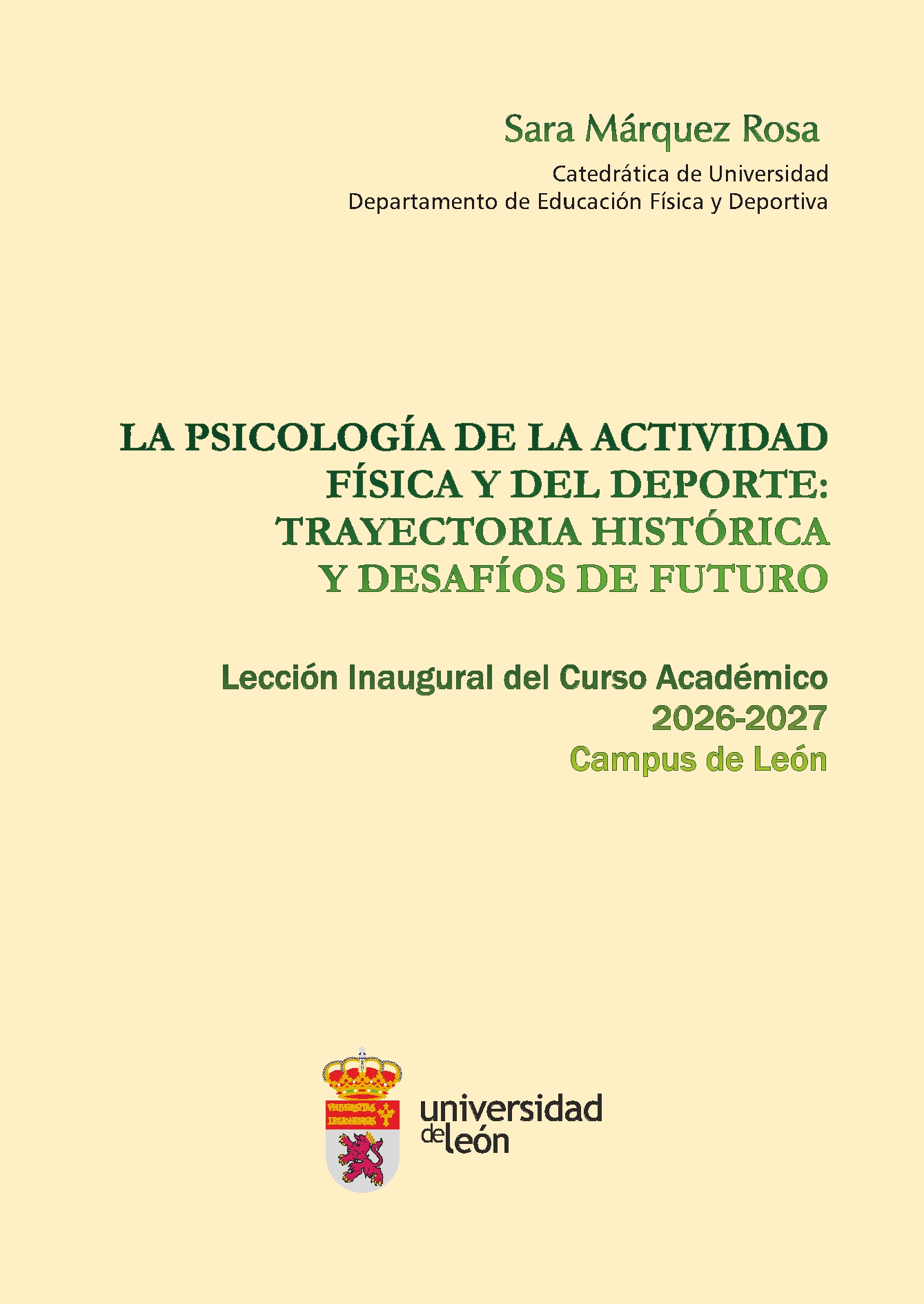 la psicología de la actividad física y del deporte: trayectoria histórica y desafíos de futuro