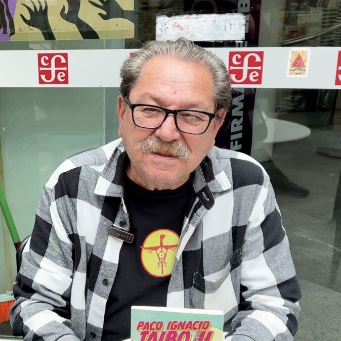 Paco Ignacio Taibo II y las tripas del thriller mexicano. Foto: Verónica Maza