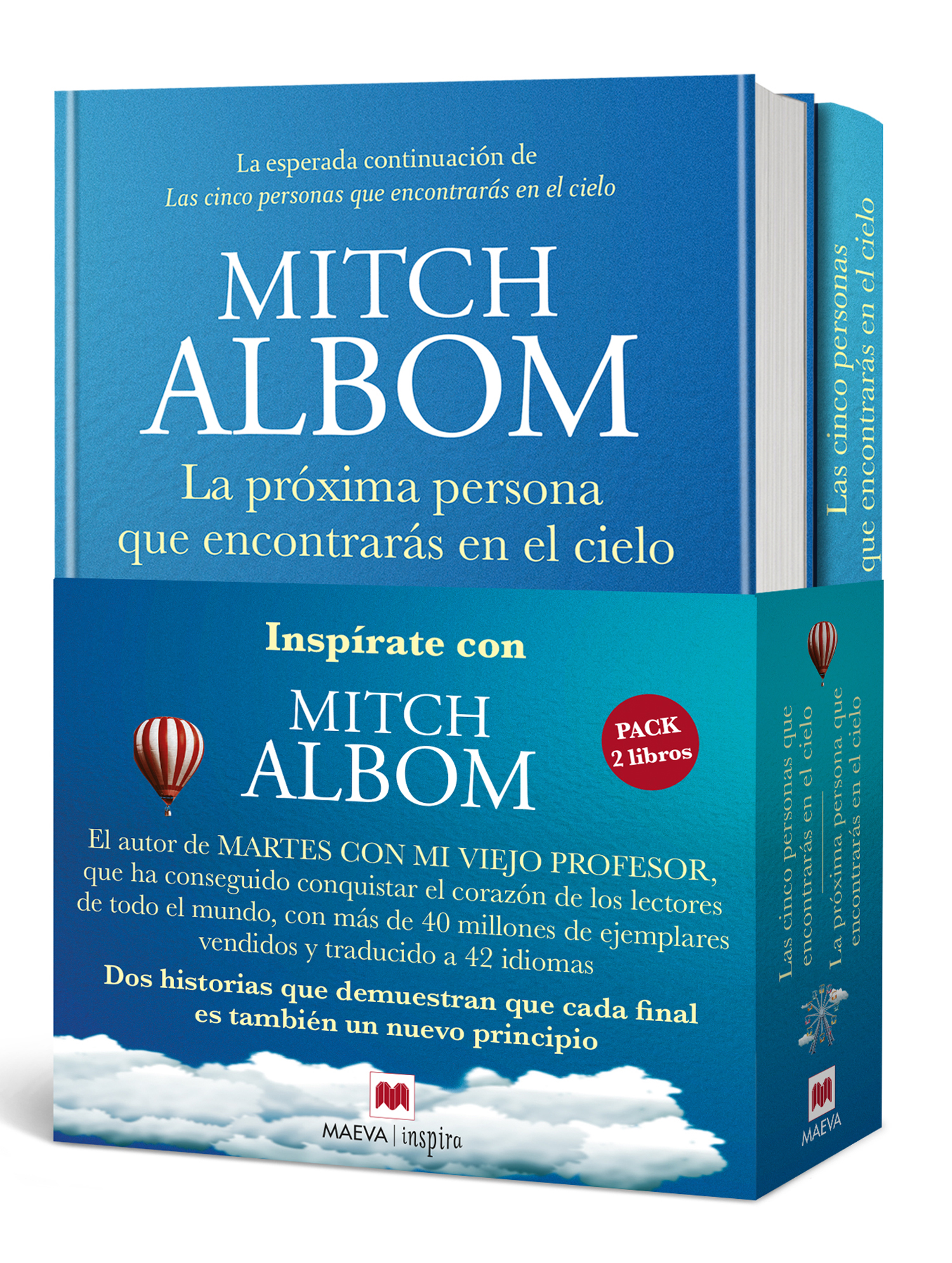 Inspírate con Mitch Albom (Paquete con 2 volúmenes)