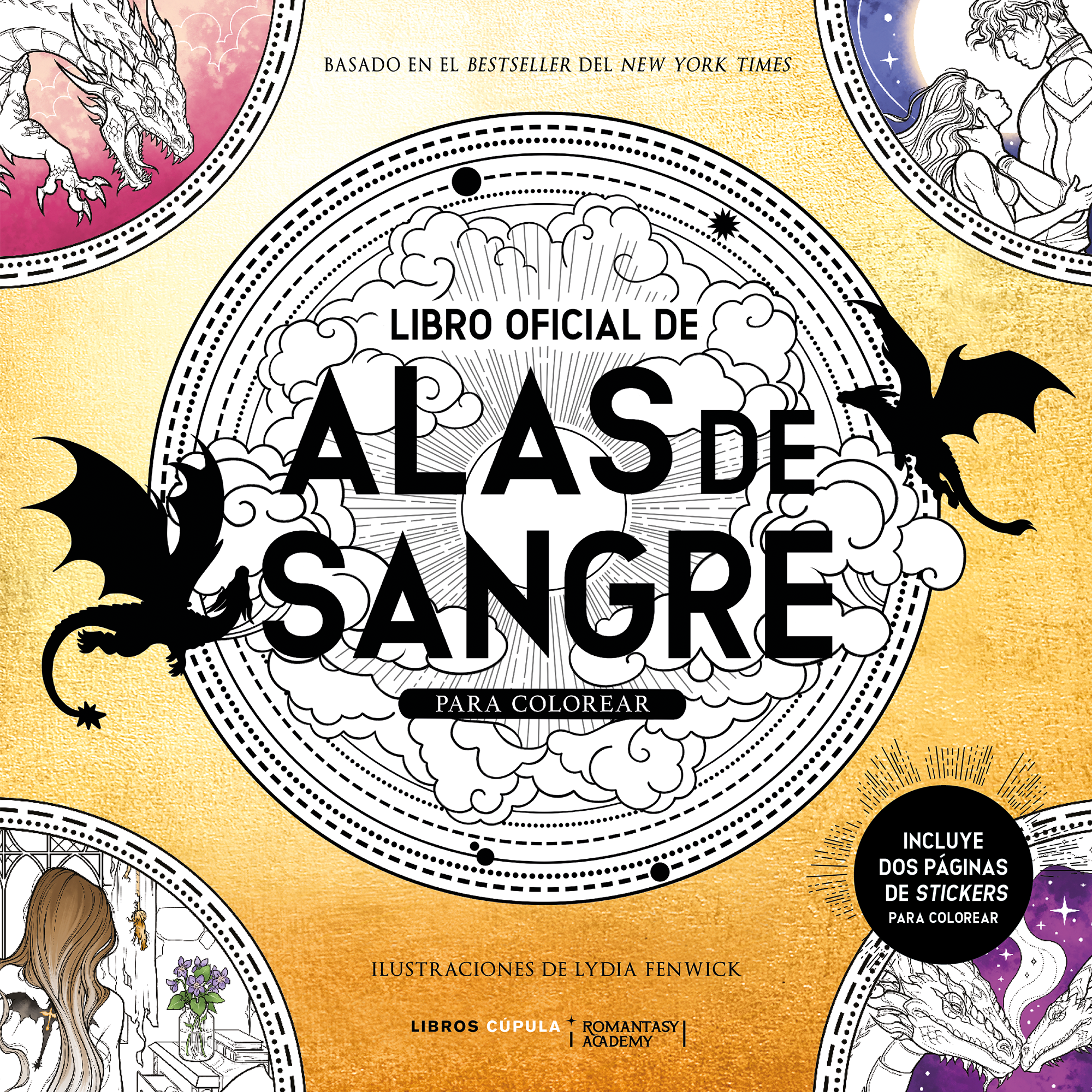 Libro oficial de Alas de Sangre para colorear