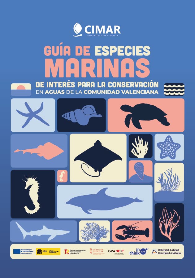 Guía de especies marinas de interés para la conservación en aguas de la Comunidad Valenciana.