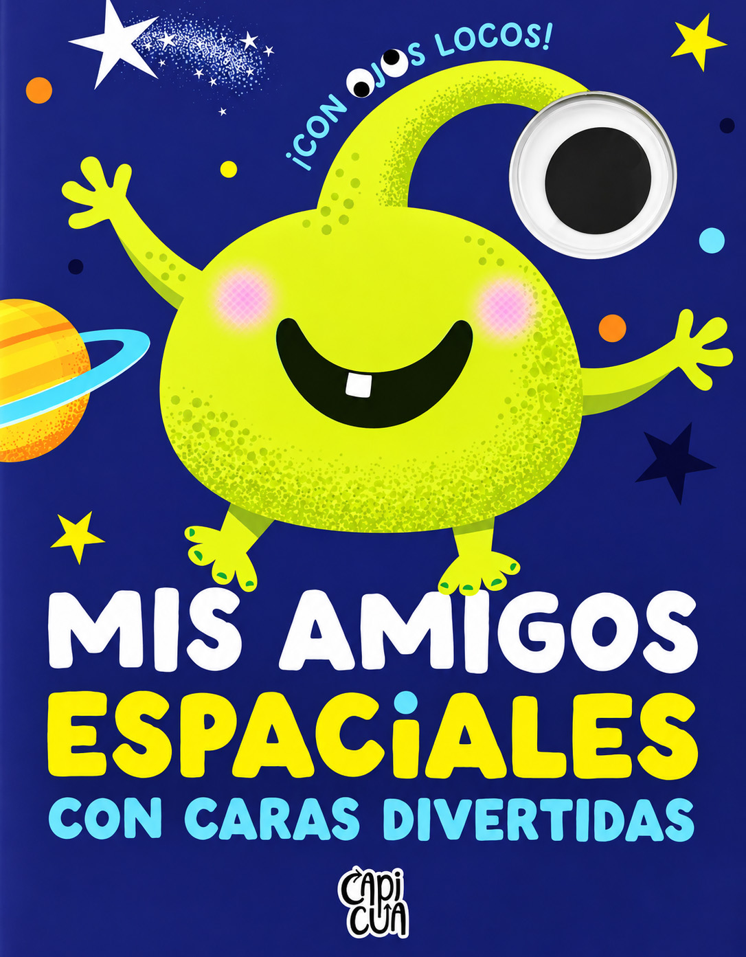 Mis amigos espaciales con caras divertidas