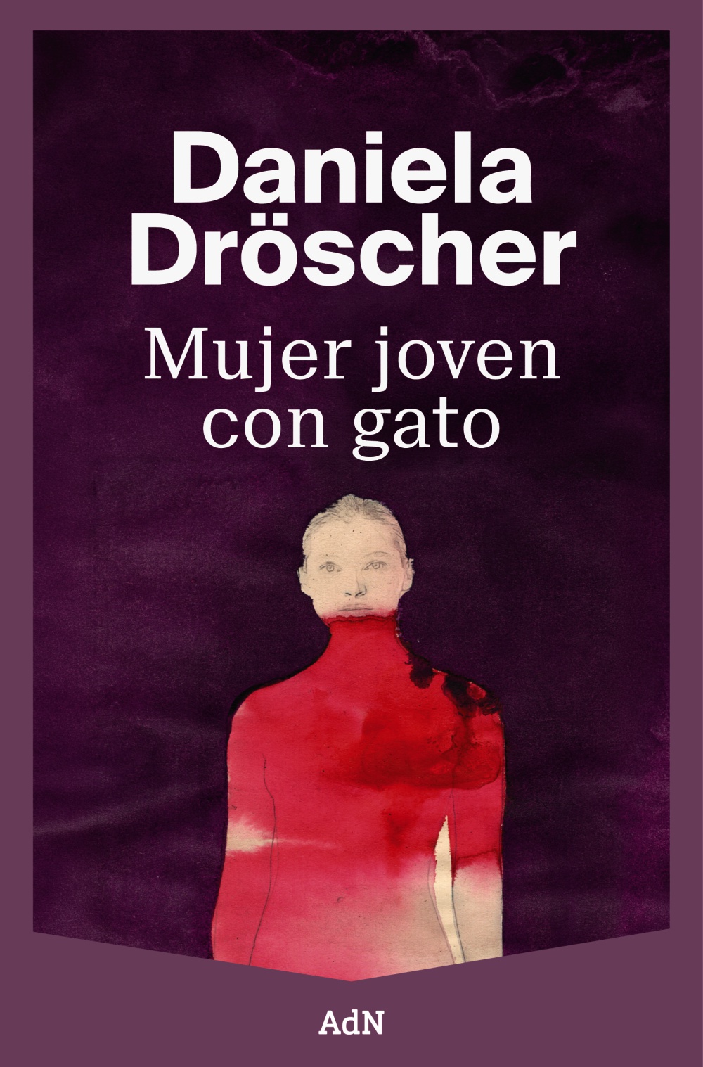 Mujer joven con gato